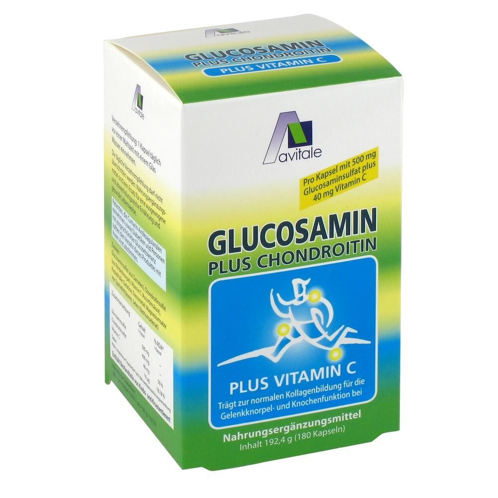 Avitale GmbH GLUCOSAMIN 500 mg+Chondroitin 400 mg Kapseln Kapseln, 180 St.
