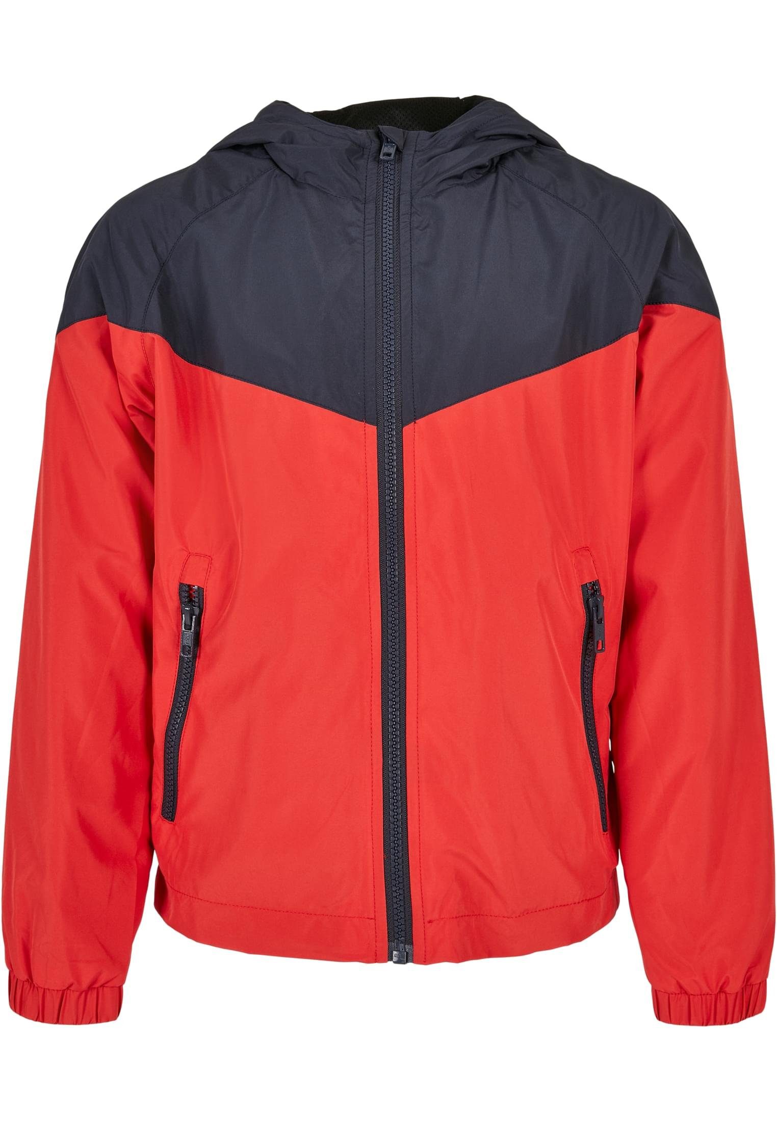 URBAN CLASSICS Outdoorjacke Herren Boys Windrunner navy/red (1-St) 2-Tone Tech