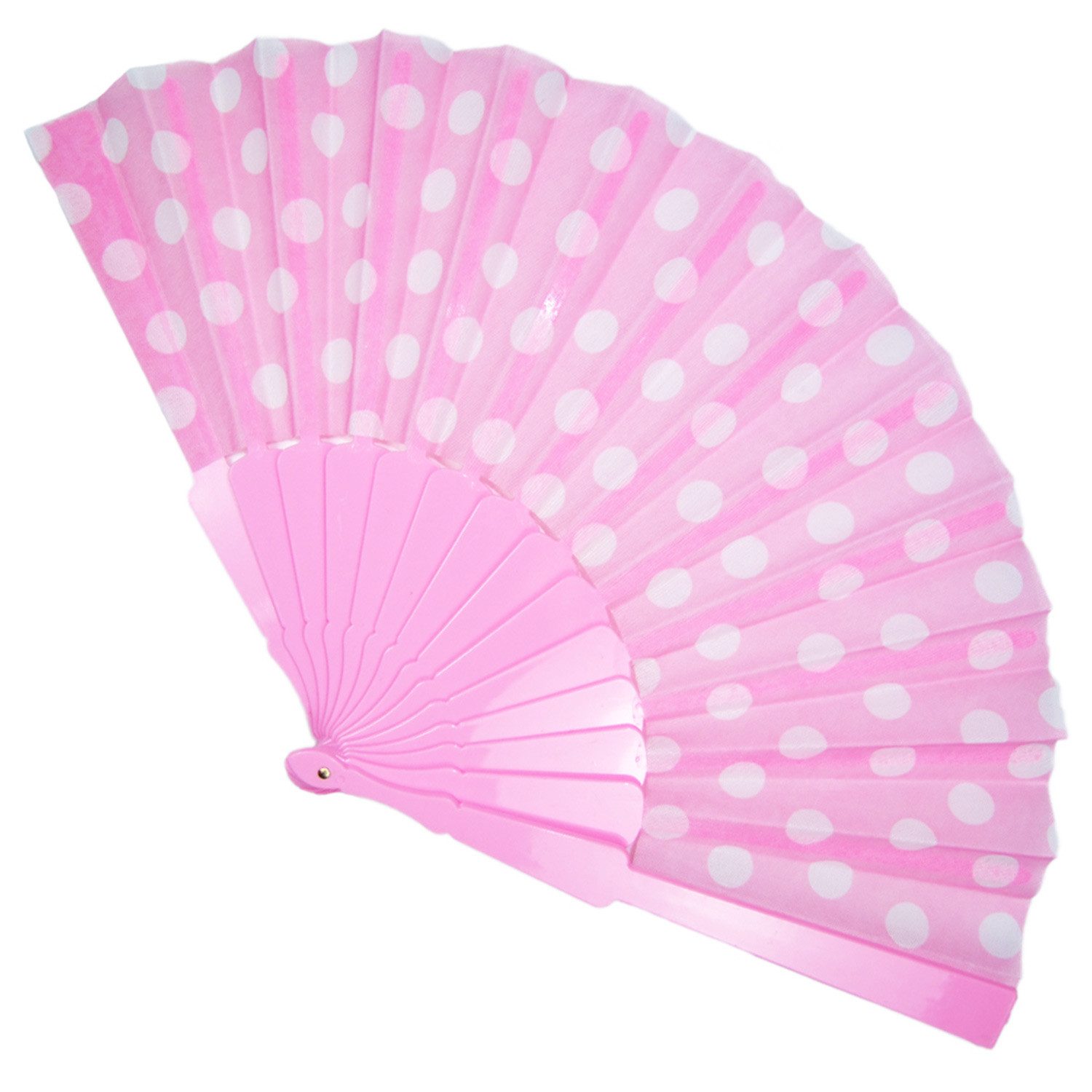 Funny Fashion Handfächer Fifties Fächer mit Punkten