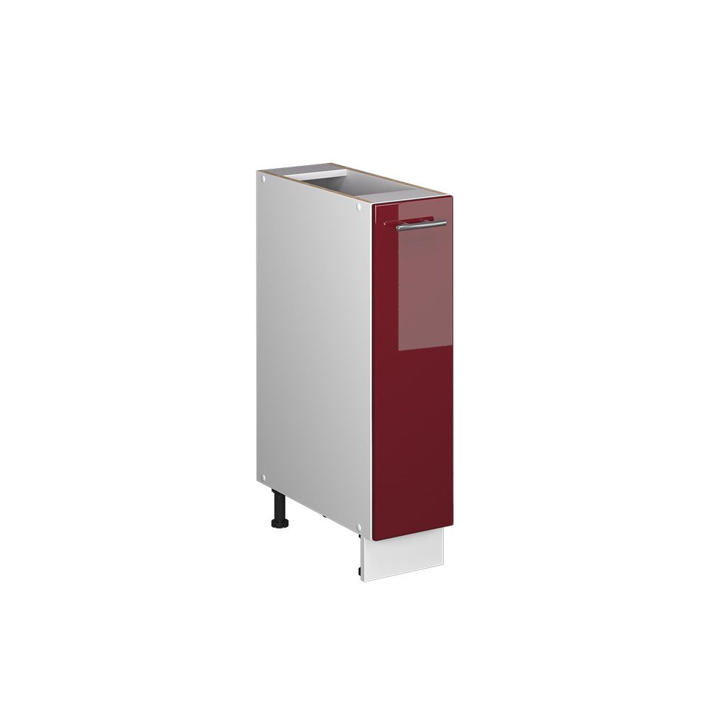 Vicco Apothekerschrank Fame-Line, Bordeaux Hochglanz/Weiß, 20 cm ohne Arbeitsplatte (1-St)
