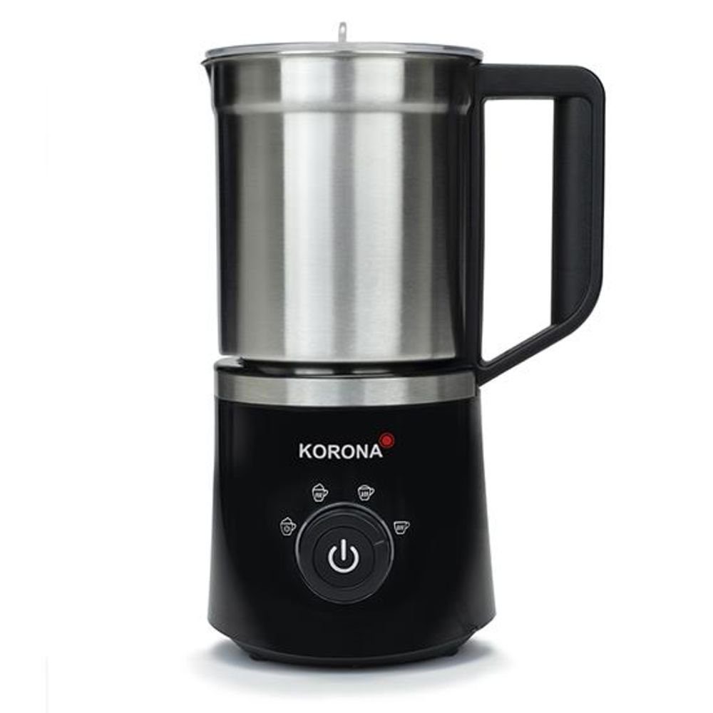 KORONA Milchaufschäumer 18050 Induktions-Milchaufschäumer, Induktion, elektrisch, Edelstahl, Milchbehälter, spülmaschinengeeignet