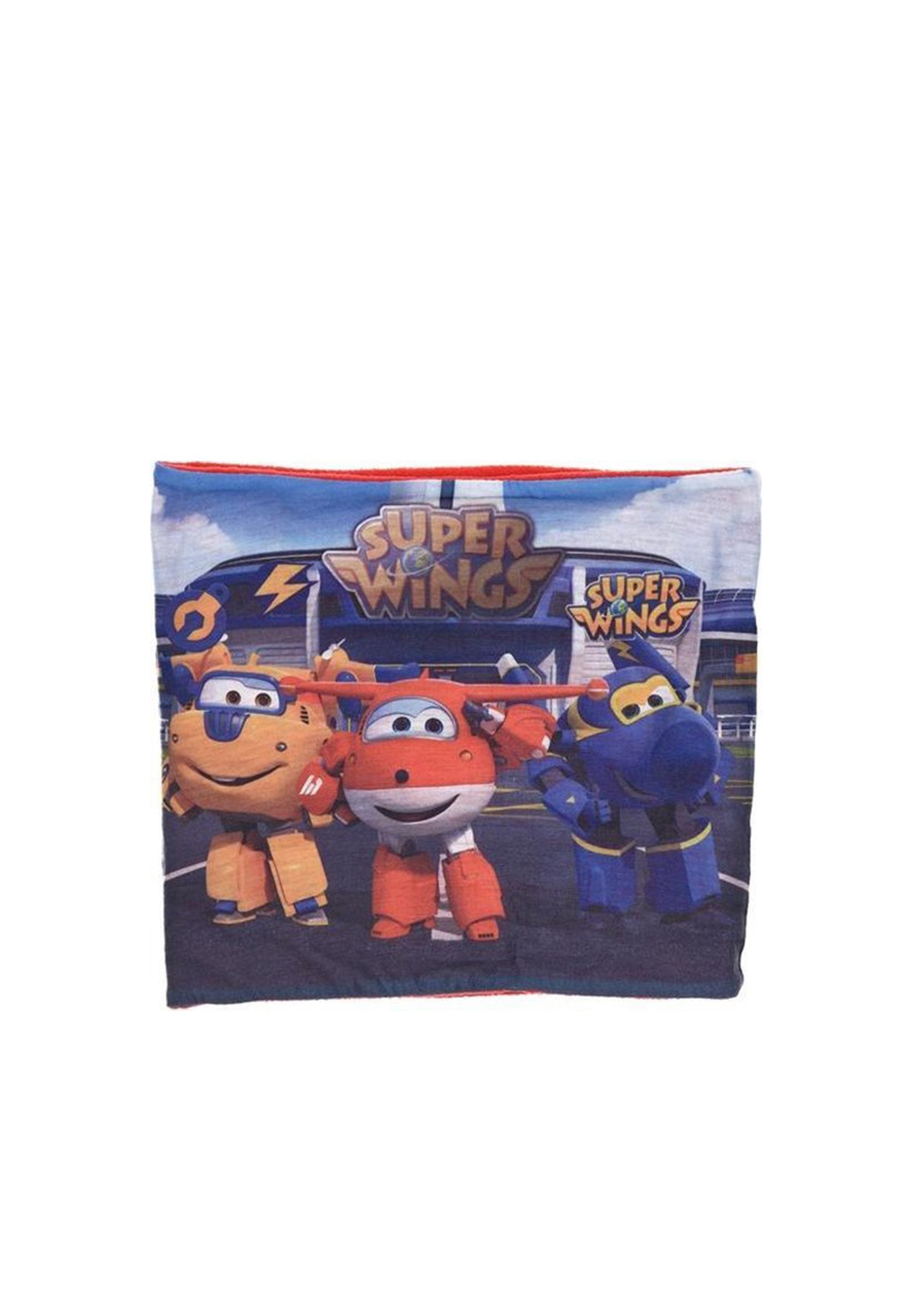 Super Wings Loop Kinder Jungen Winter-Schal Schlauch-Schal, Rot