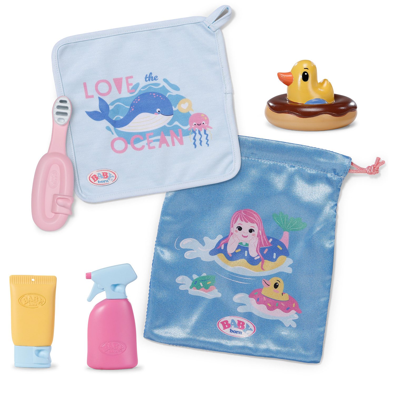 Baby Born Puppen Accessoires-Set Badespaß Set, passend für Click & Play BABY born Puppen – Bild 2 von 5