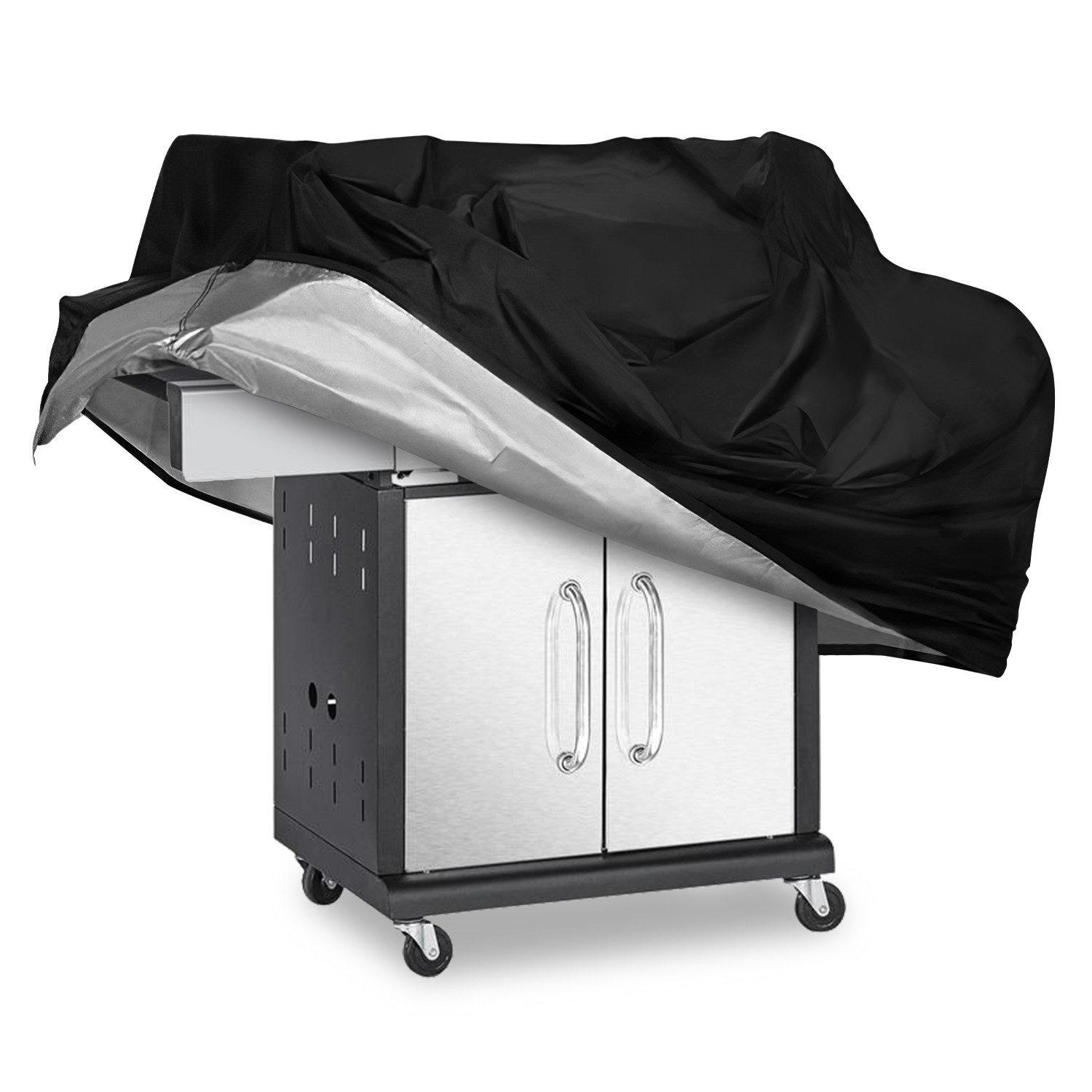 Clanmacy Grill-Schutzhülle Grillabdeckhaube Grillabdeckung Schutzhülle Wasserdicht UV-Schutz