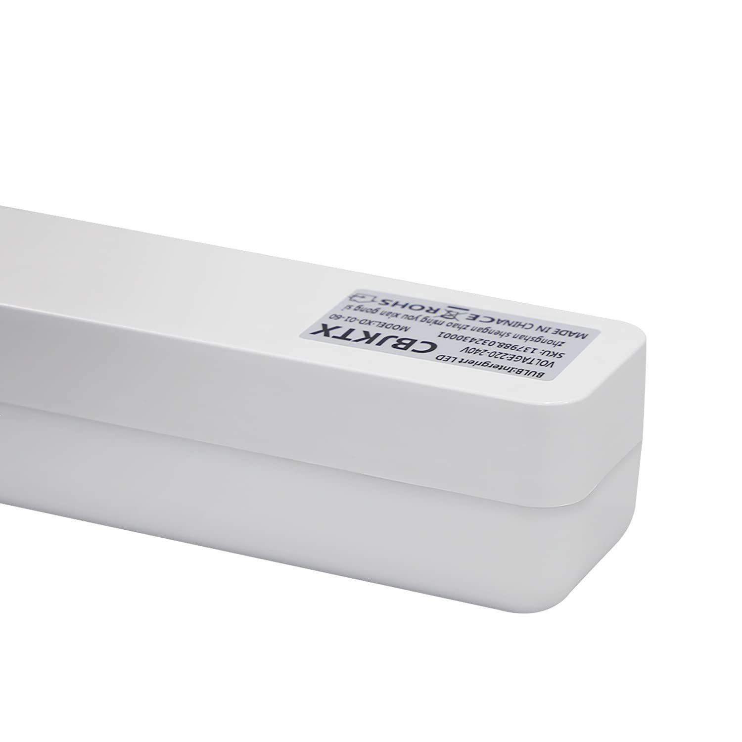 ZMH LED Deckenleuchte Wohnzimmer weiß Flurlampe Modern Tageslicht Augenschutz Schlafzimmer, Einfache Installation, LED fest integriert, Tageslichtweiß, 18W Flurlampe 4000K für Keller Büro Garage