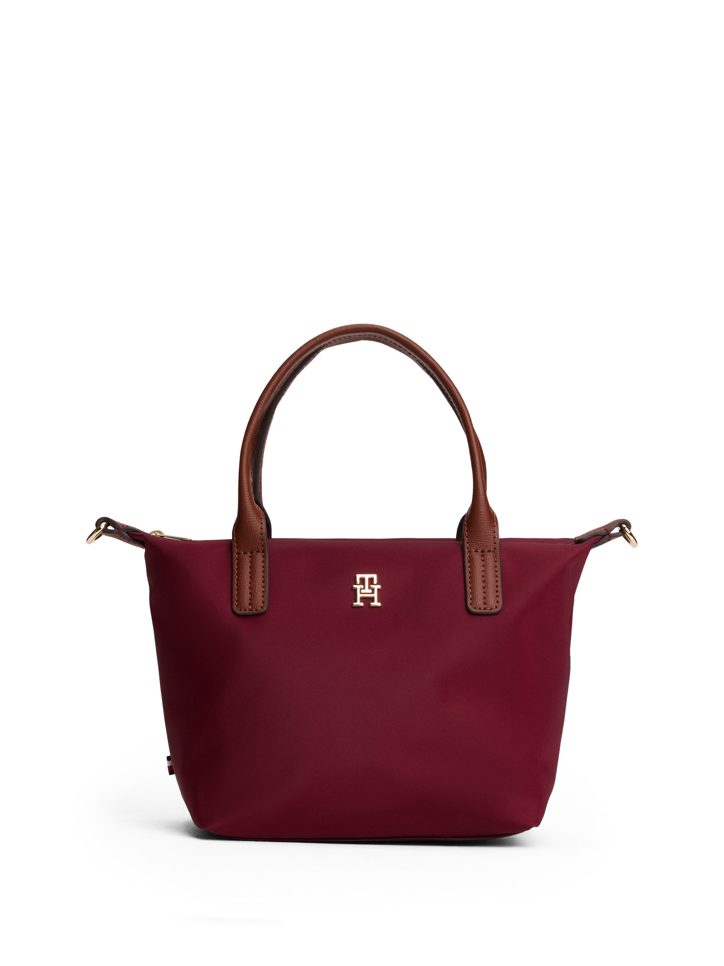 Tommy Hilfiger Tragetasche POPETTE MINI TOTE, Damen Umhängetasche, Minibag mit abnehmbarem Umhängeriemen