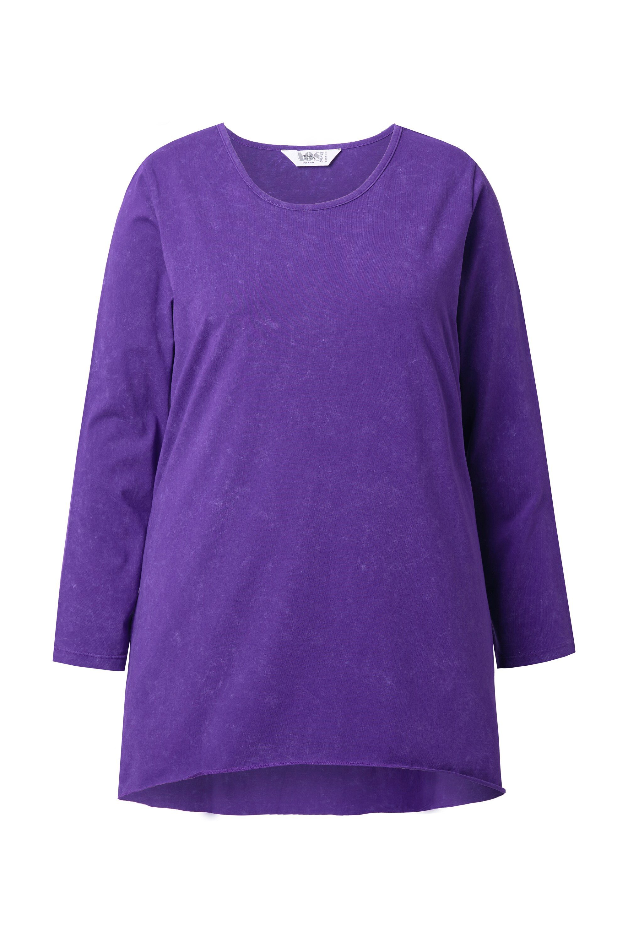 Angel of Style T-Shirt Longshirt A-Linie cold dyed Jersey - vorgewaschen günstig online kaufen