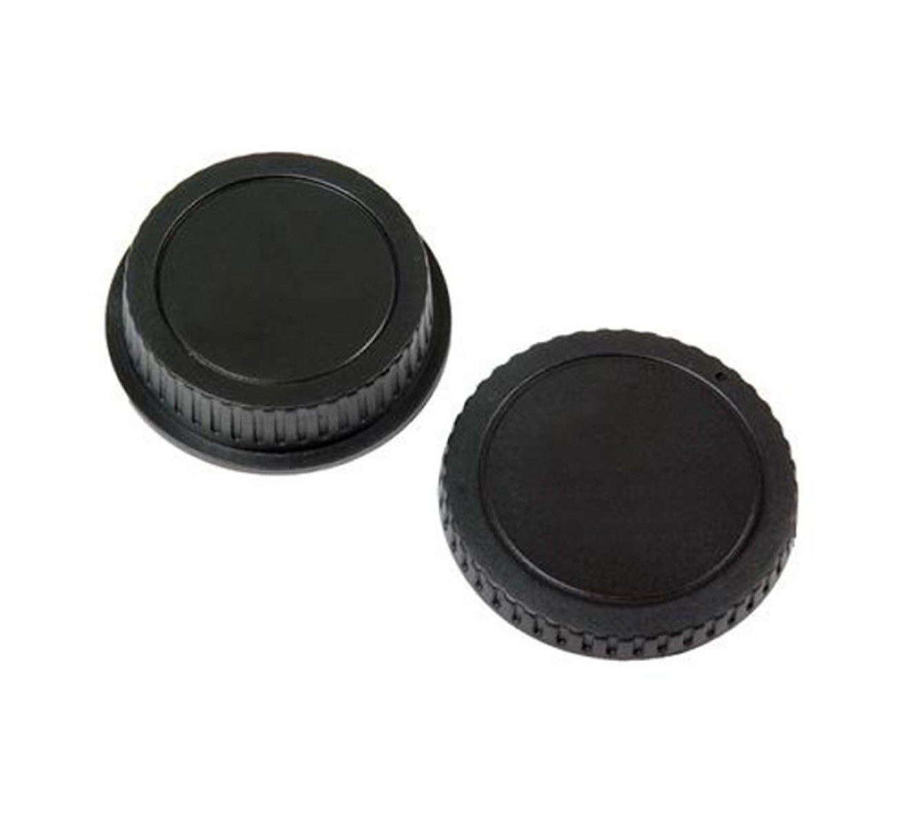 Kamerazubehör-Set Objektivrückdeckel + Gehäusedeckel für Nikon