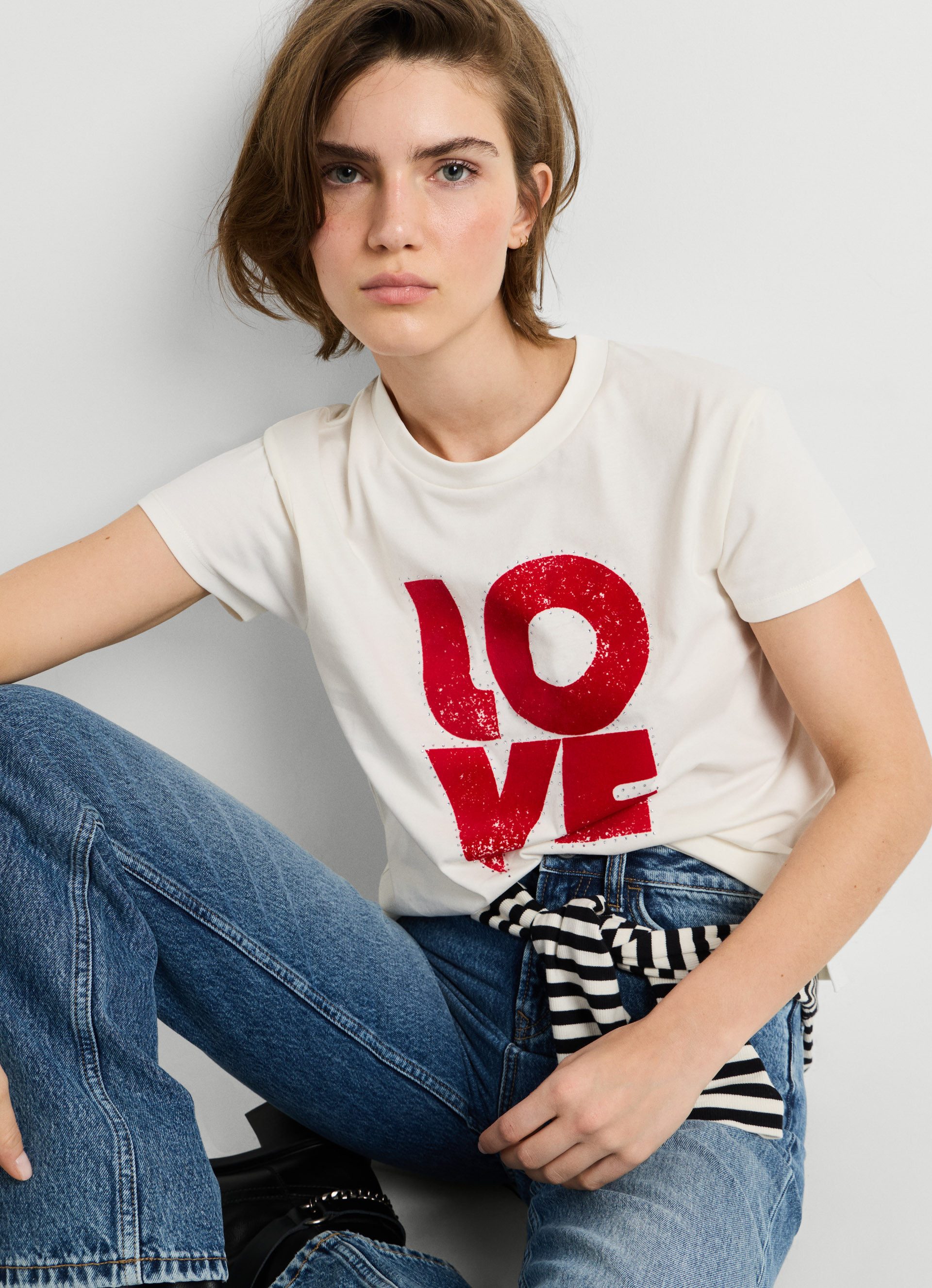 Pepe Jeans T-Shirt BEATRISA mit Frontprint, Rundhals – Bild 2 von 5