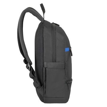 Rivacase Laptoprucksack wasserabweisender kompakter Tagesrucksack 10L, 15L mit Laptopfach, für Business, Reisen, Uni, Schule, Freizeit