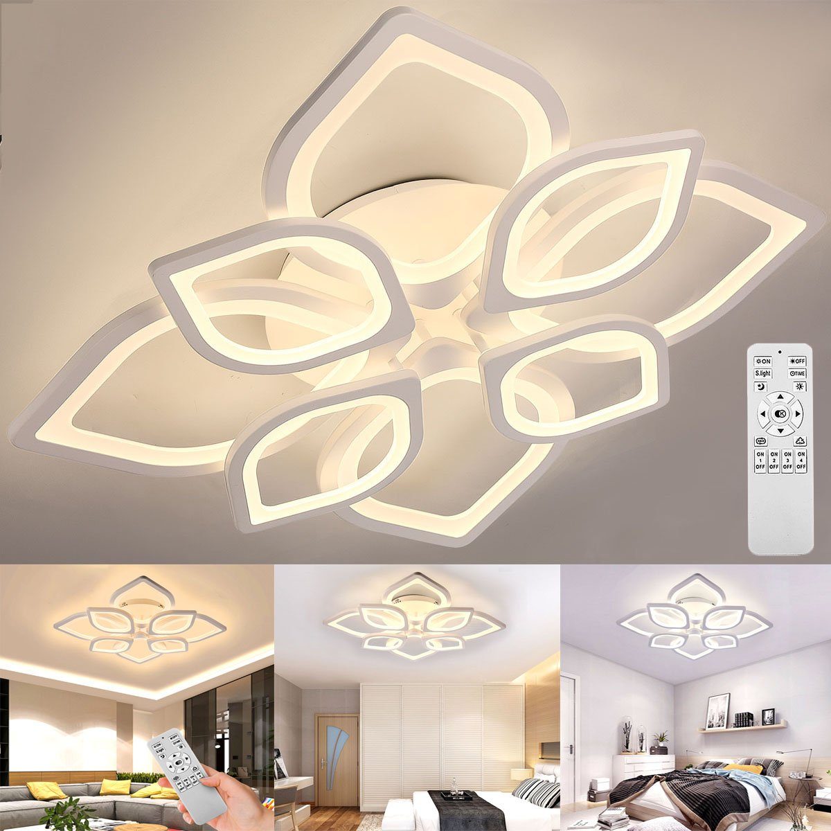 oyajia Deckenleuchte 80W LED Deckenlampe,Dimmbar mit günstig online kaufen