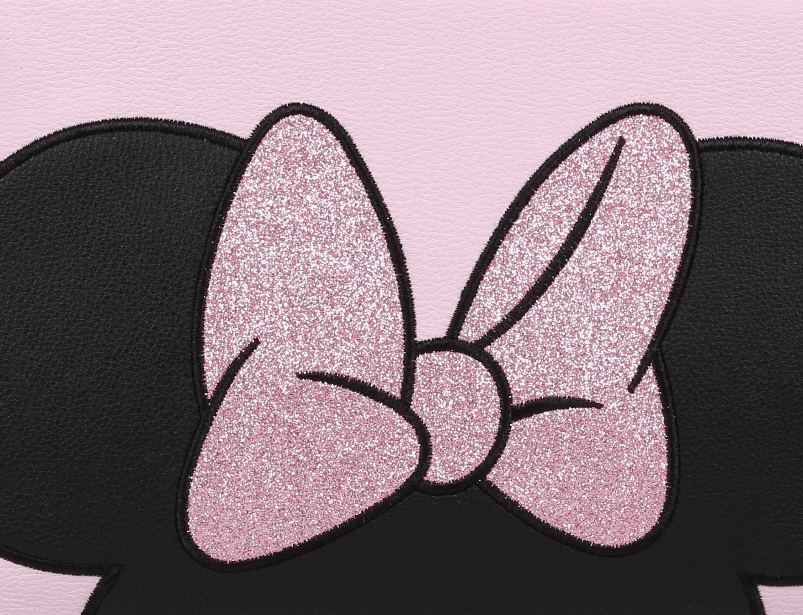Sarcia.eu Kulturbeutel Minnie Mouse 33x19x5 Kosmetiktasche cm mit Rosa Disney Reißverschluss