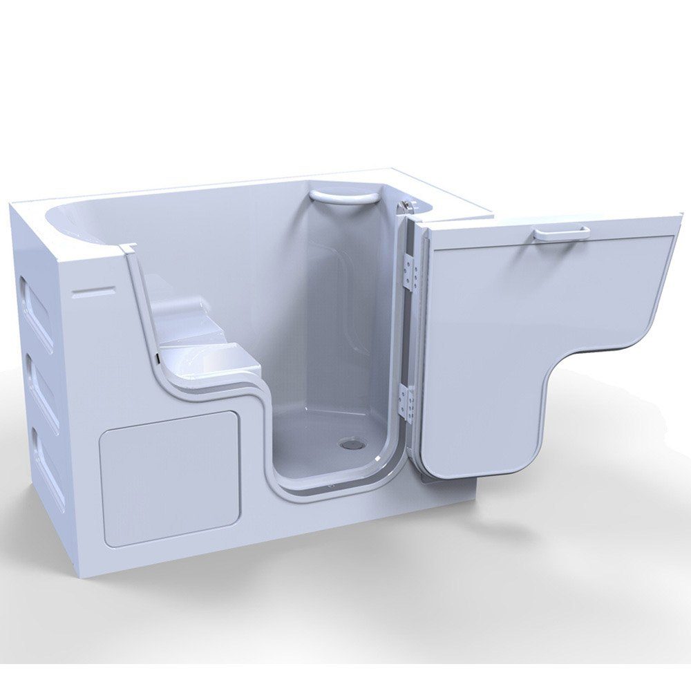 HAK Badewanne SERENITY Sitzbadewanne mit Tür, 130x66 cm, rechts