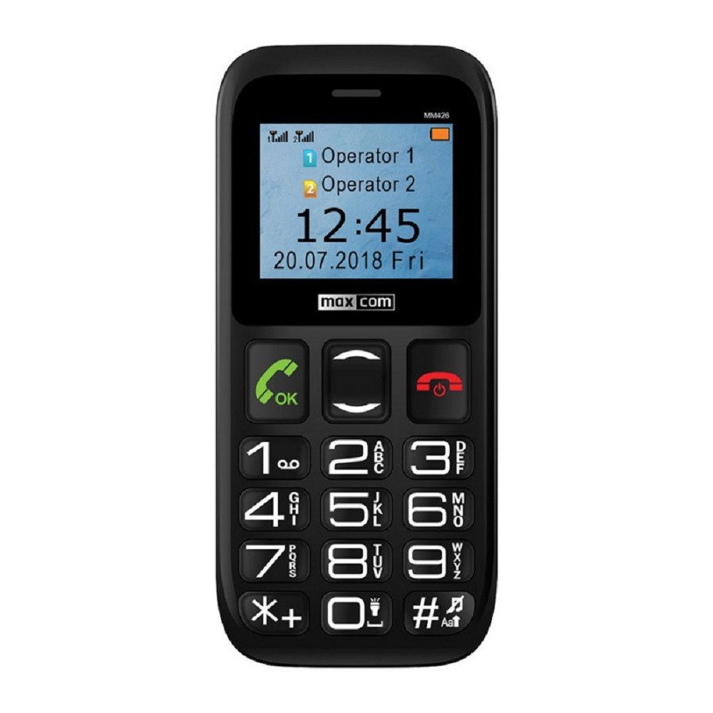 Maxcom Maxcom Comfort MM426 Senioren Mobiltelefon 1,77 Zoll Display SOS-Taste Seniorenhandy