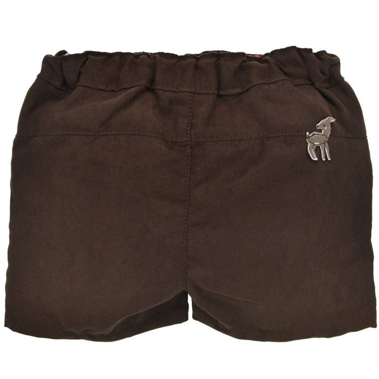BONDI Trachtenlederhose BONDI Mädchen Kunstleder Shorts Hose 'Alpenglück'