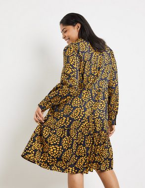 Samoon Minikleid Luftiges A-Linien-Kleid mit Print