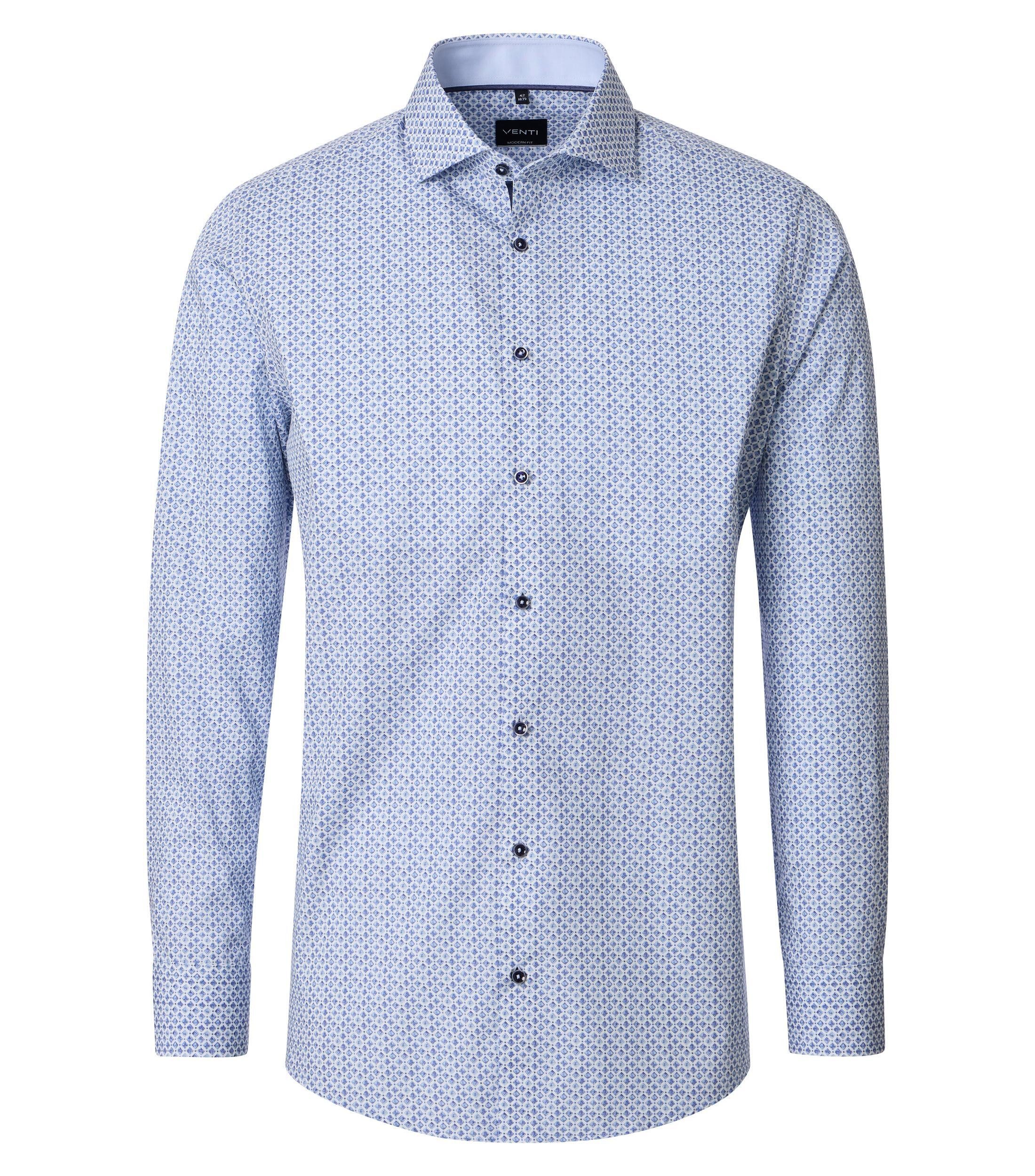 Businesshemd VENTI Businesshemd Langarm Print