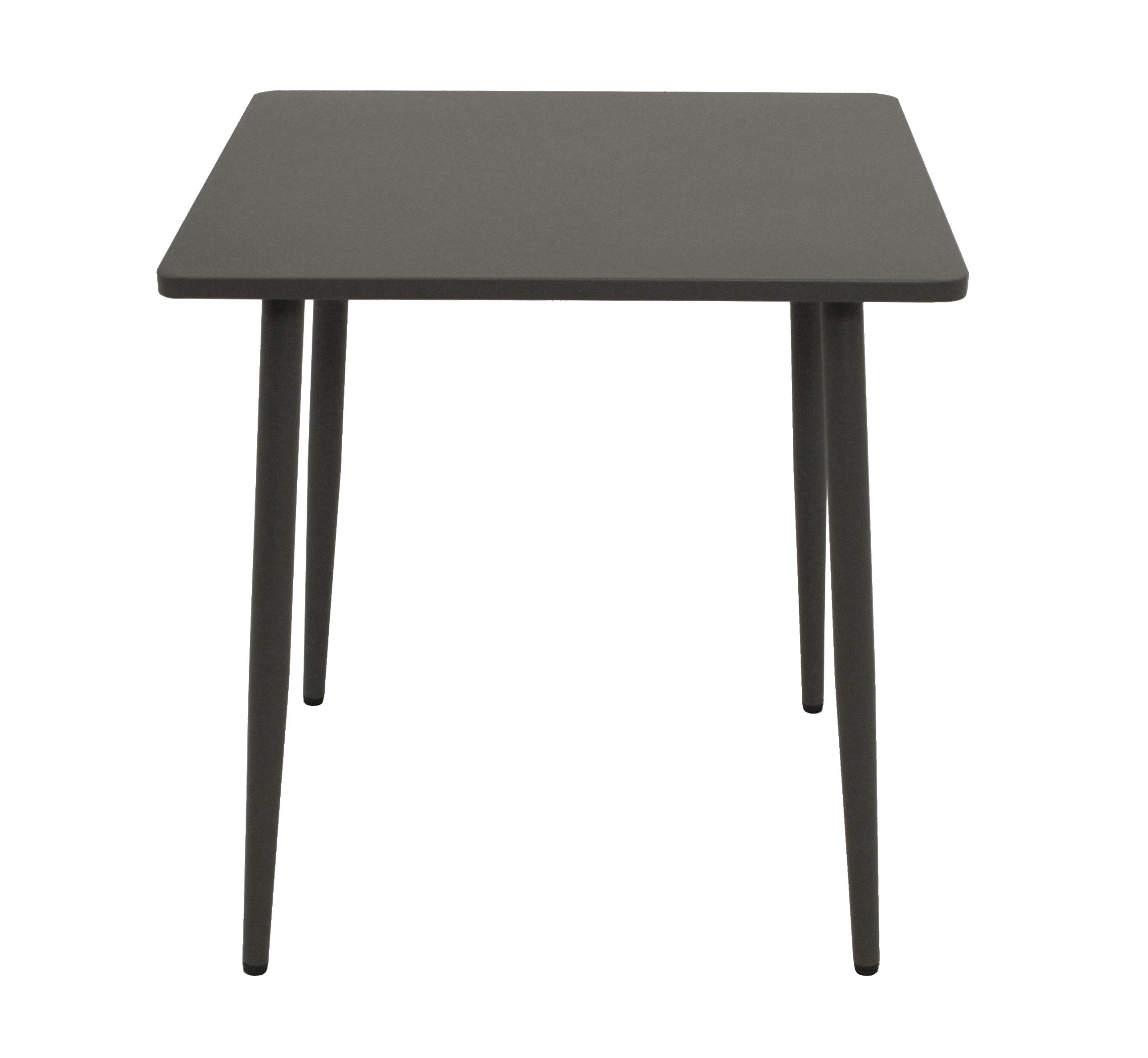 DEGAMO Bistrotisch DENVER 70x70cm, Stahl, Innen und Außen