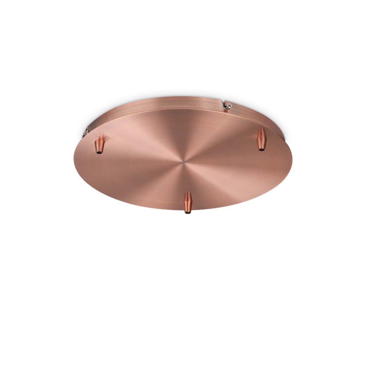 Ideal Lux Lampen-Verteiler Ideal Lux Lampen Baldachin rund 3-fach Ø: 30 cm, H: 2,5 cm, Kupfer