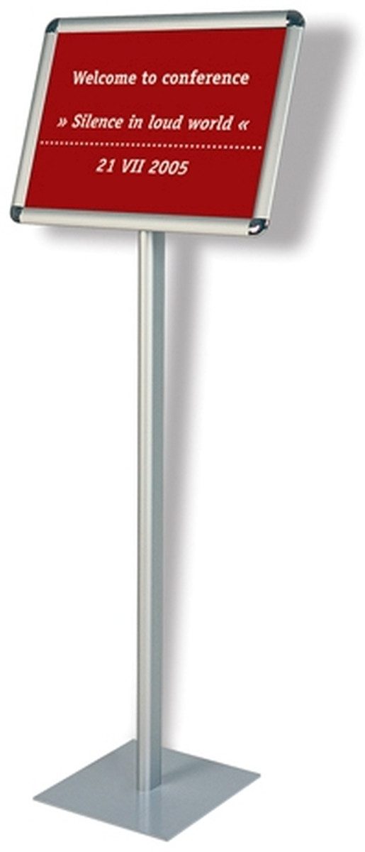 FRANKEN Stehsammler Infodisplay 28x125x28 cm transparent