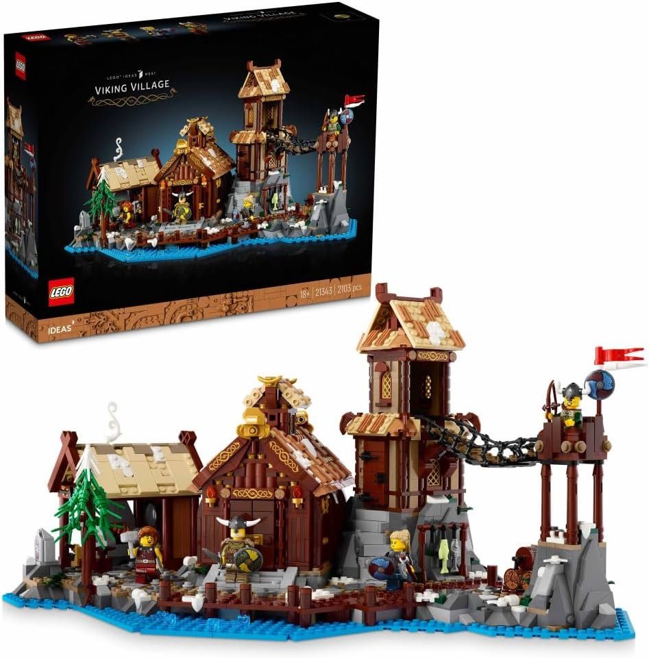 LEGO® Ideas Wikingerdorf (21343) Spielbausteine, (2103 St)