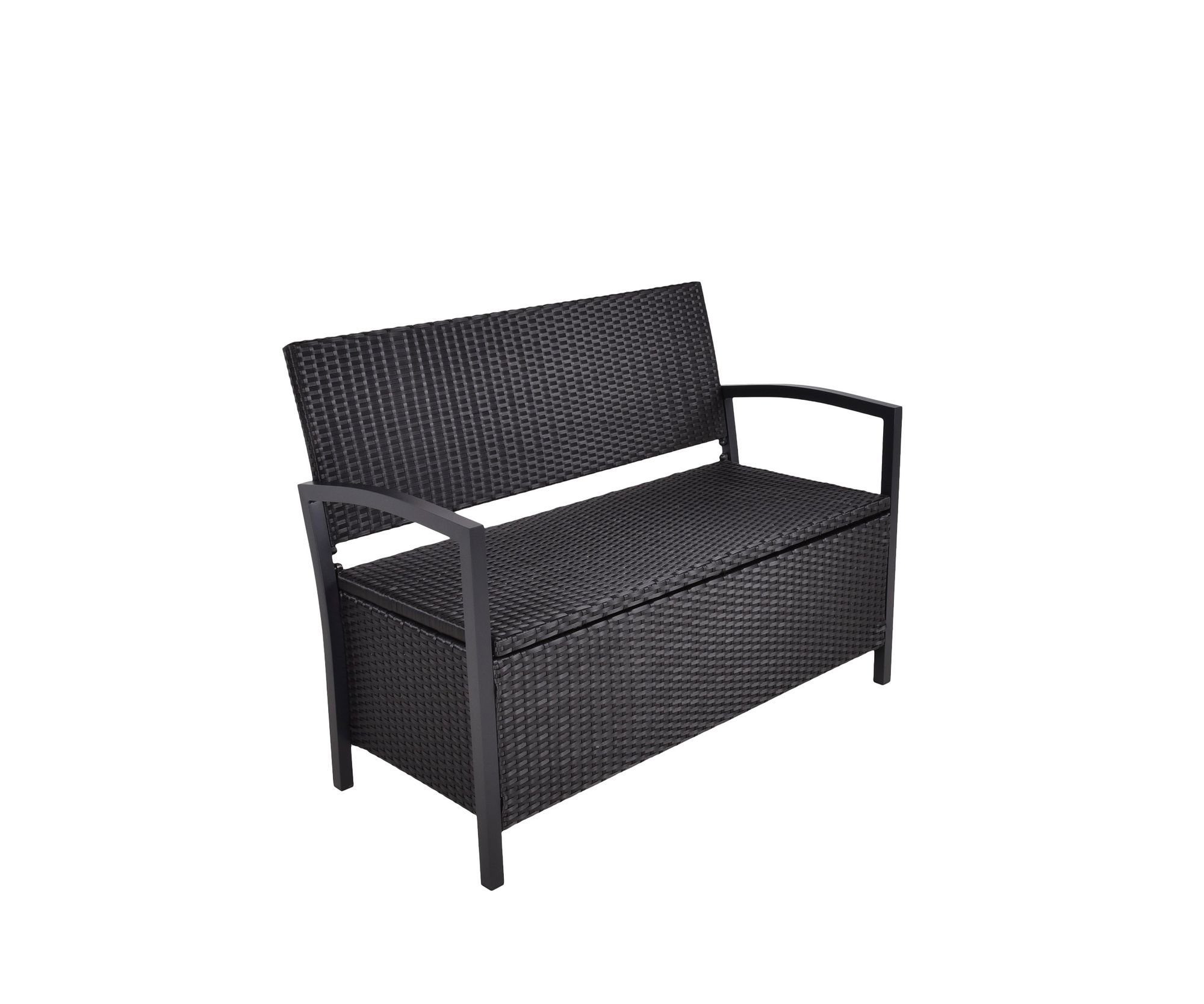 GartenHero Gartenbank Gartenbank mit Truhe Truhenbank Bank Parkbank Auflagenbox Kissentruhe