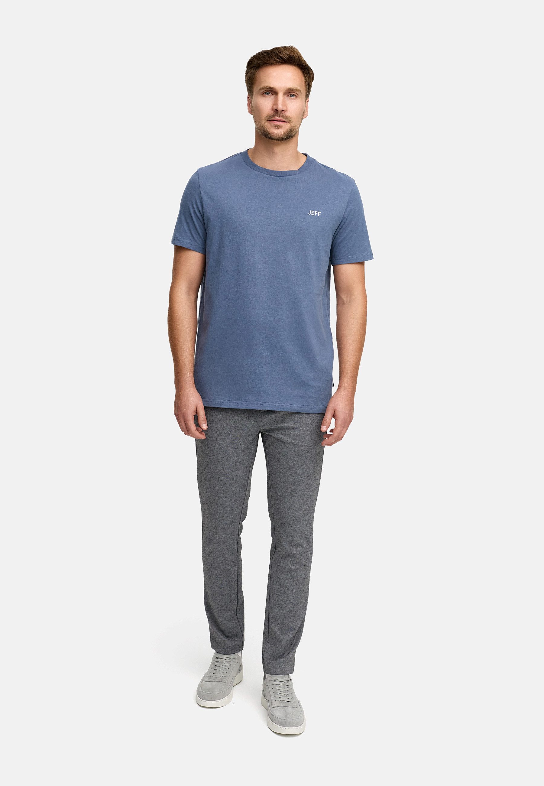 Jeff T-Shirt Herren JFCayson Shirt Tee Herrenshirt aus Baumwolle mit Logo-Detail