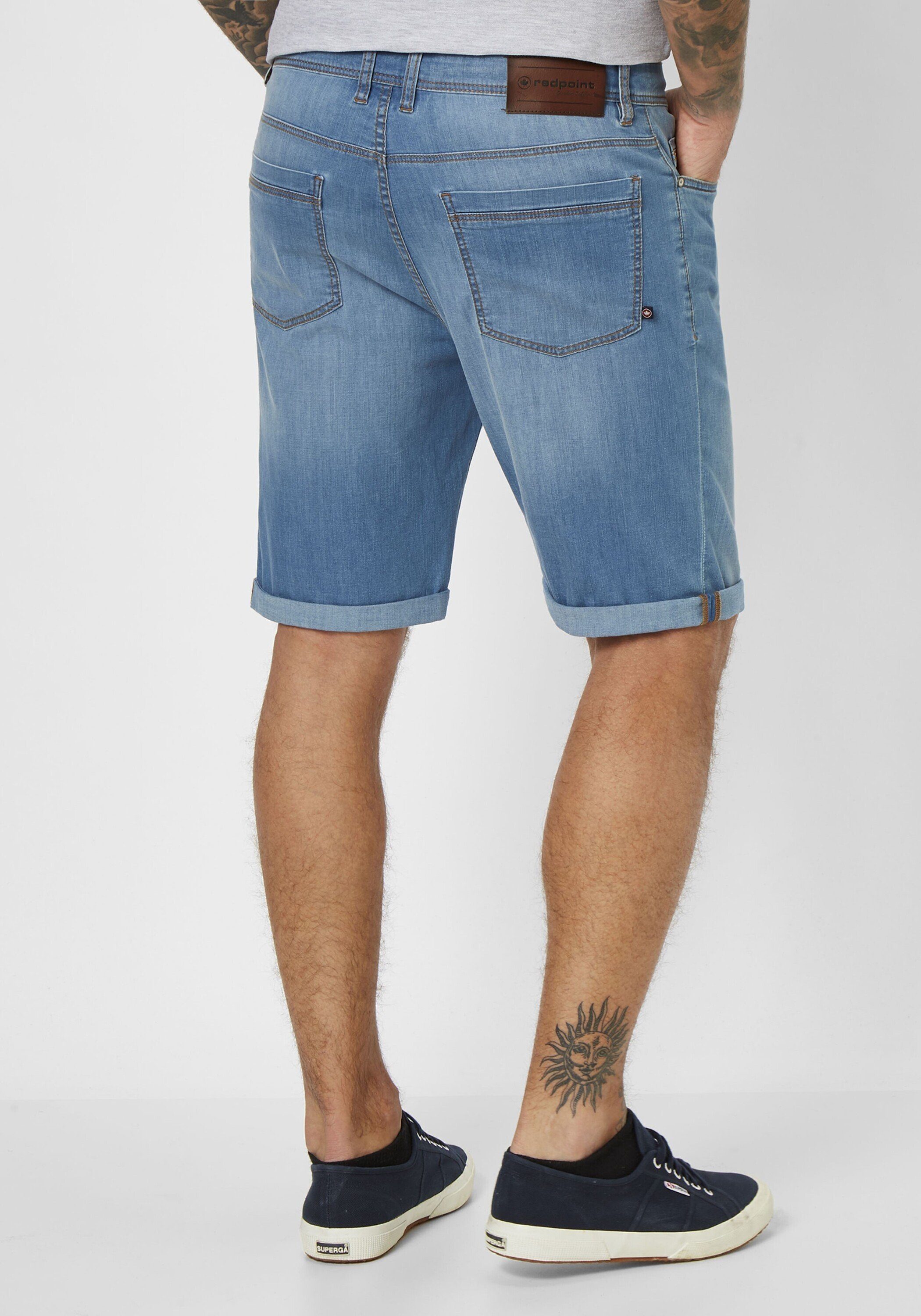 Redpoint Jeansbermudas Markham Jogg Denim Jeansshorts mit Stretch – Bild 3 von 5