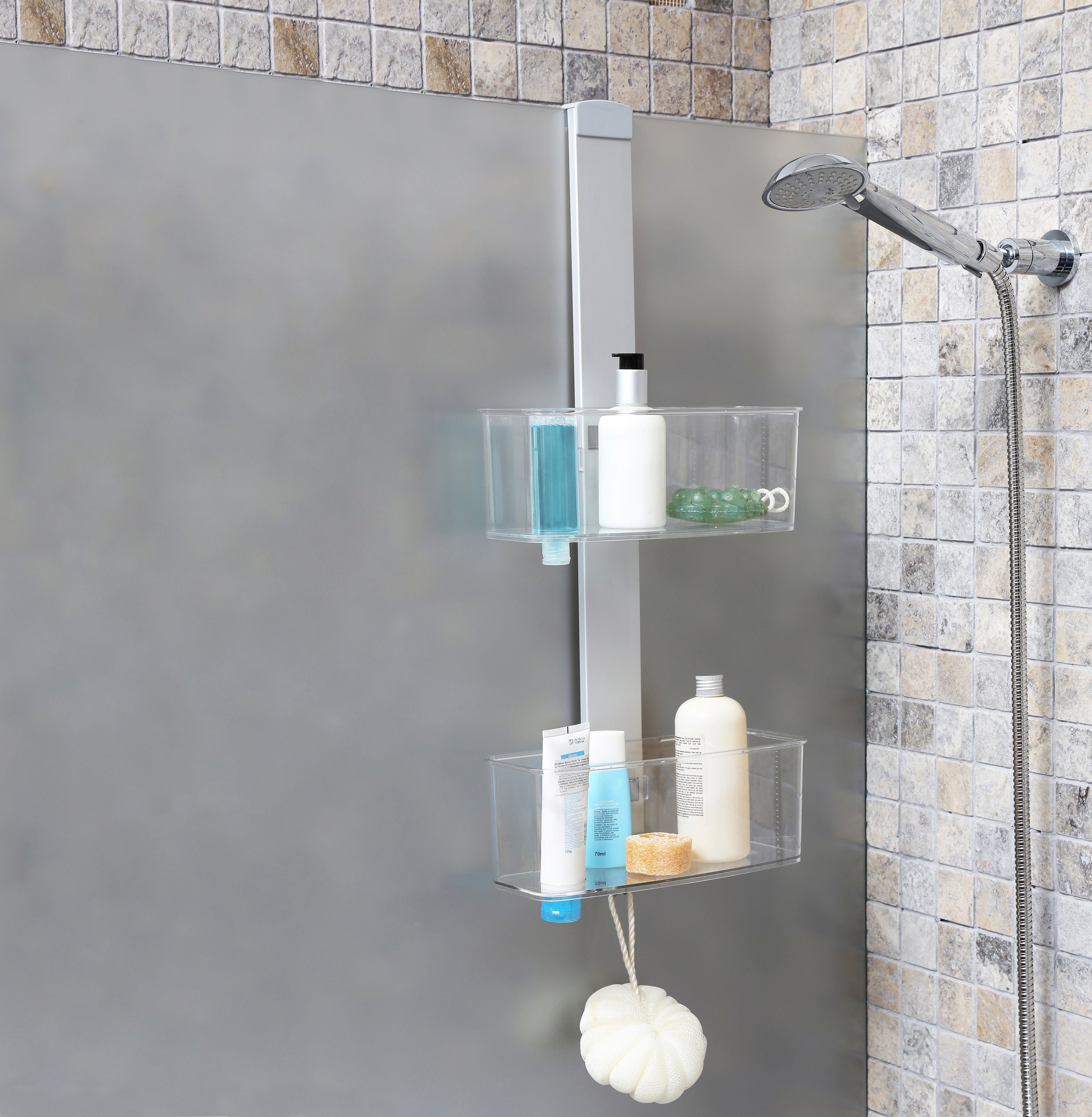 Bischof Duschregal Yoki, rostfrei, für Duschtüren von 6 - 11 mm geeignet, s günstig online kaufen