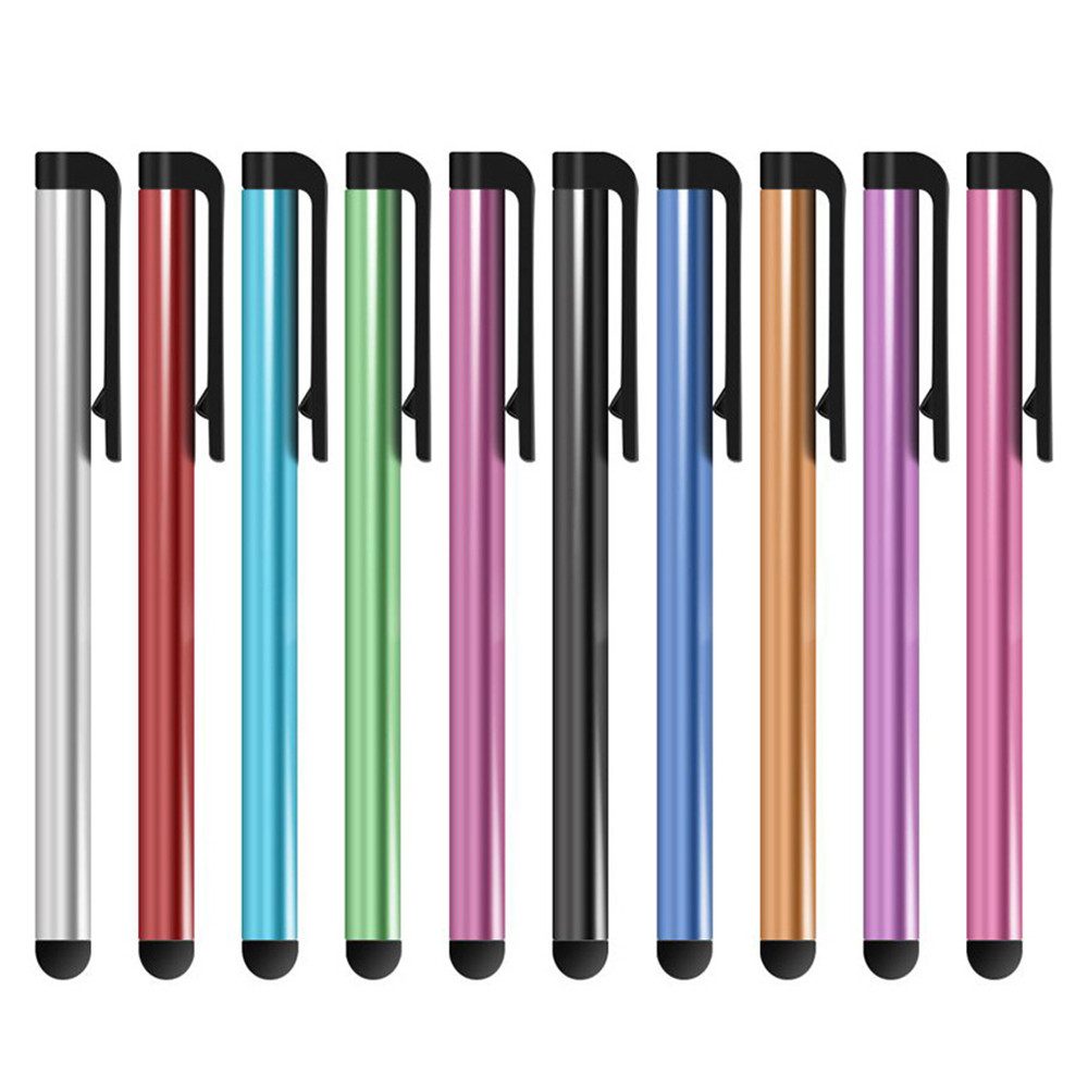 Coonoor Eingabestift 10 Stück Touchstift Stylus Pen Touchscreen Stift für präzises Tippen auf Touchscreen-Geräten