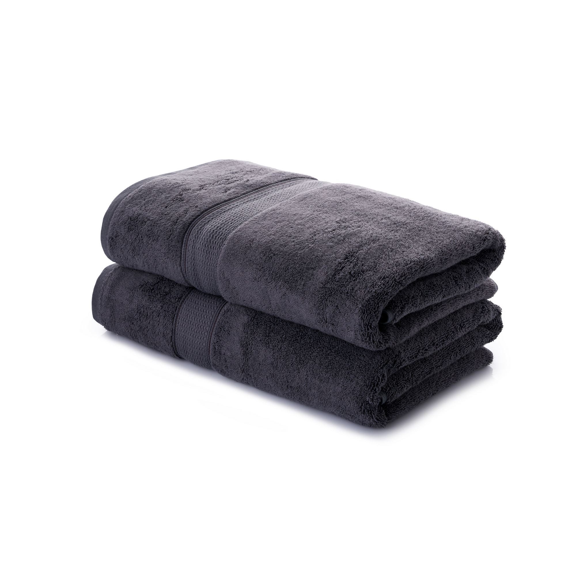 L'Essentiel Maison Badetücher Whitney Check, Frottee (Set, 2-St), 100 % Modal-Baumwolle