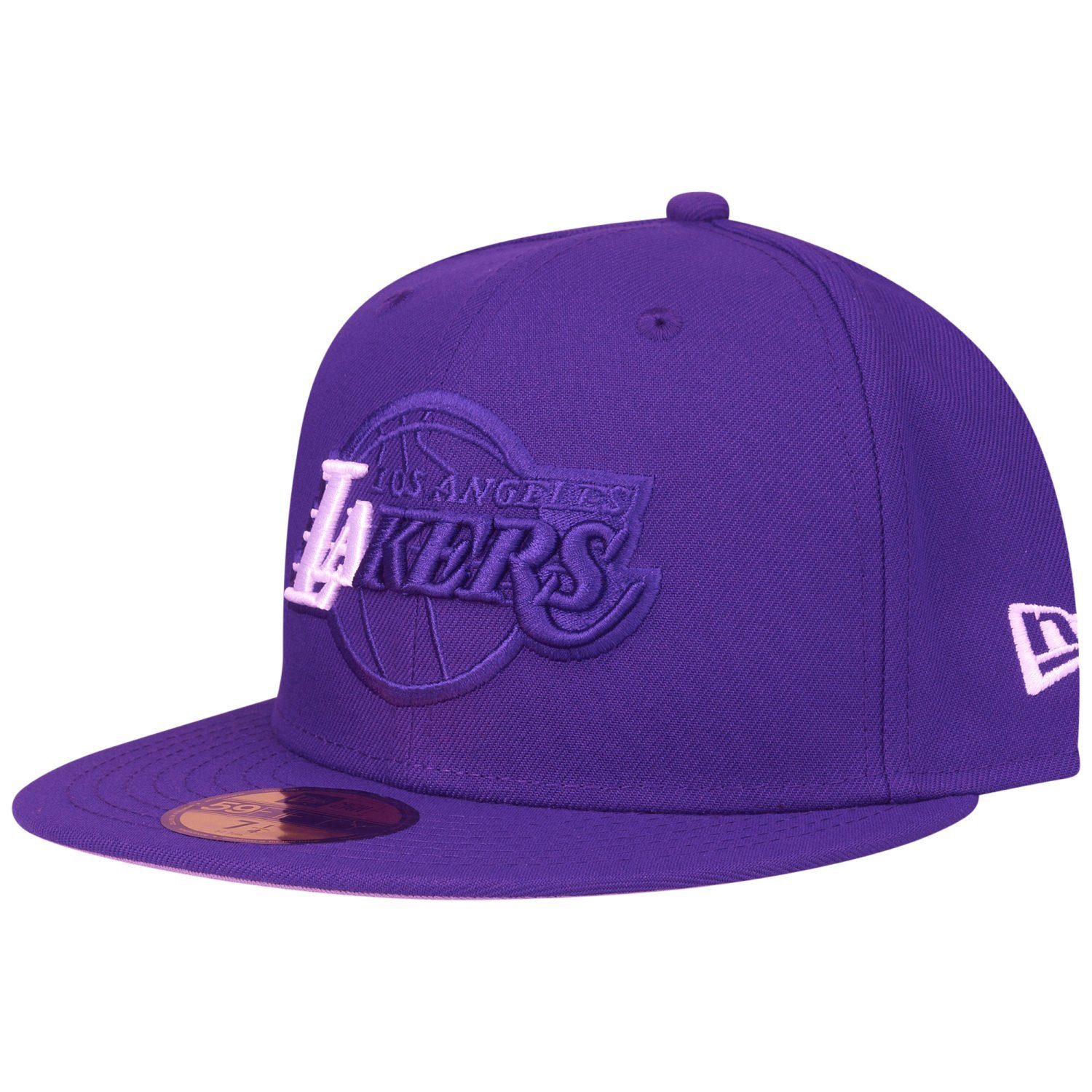 New Era Fitted Cap 59Fifty ELEMENTS NBA Teams Los Angeles Lakers PURPLE