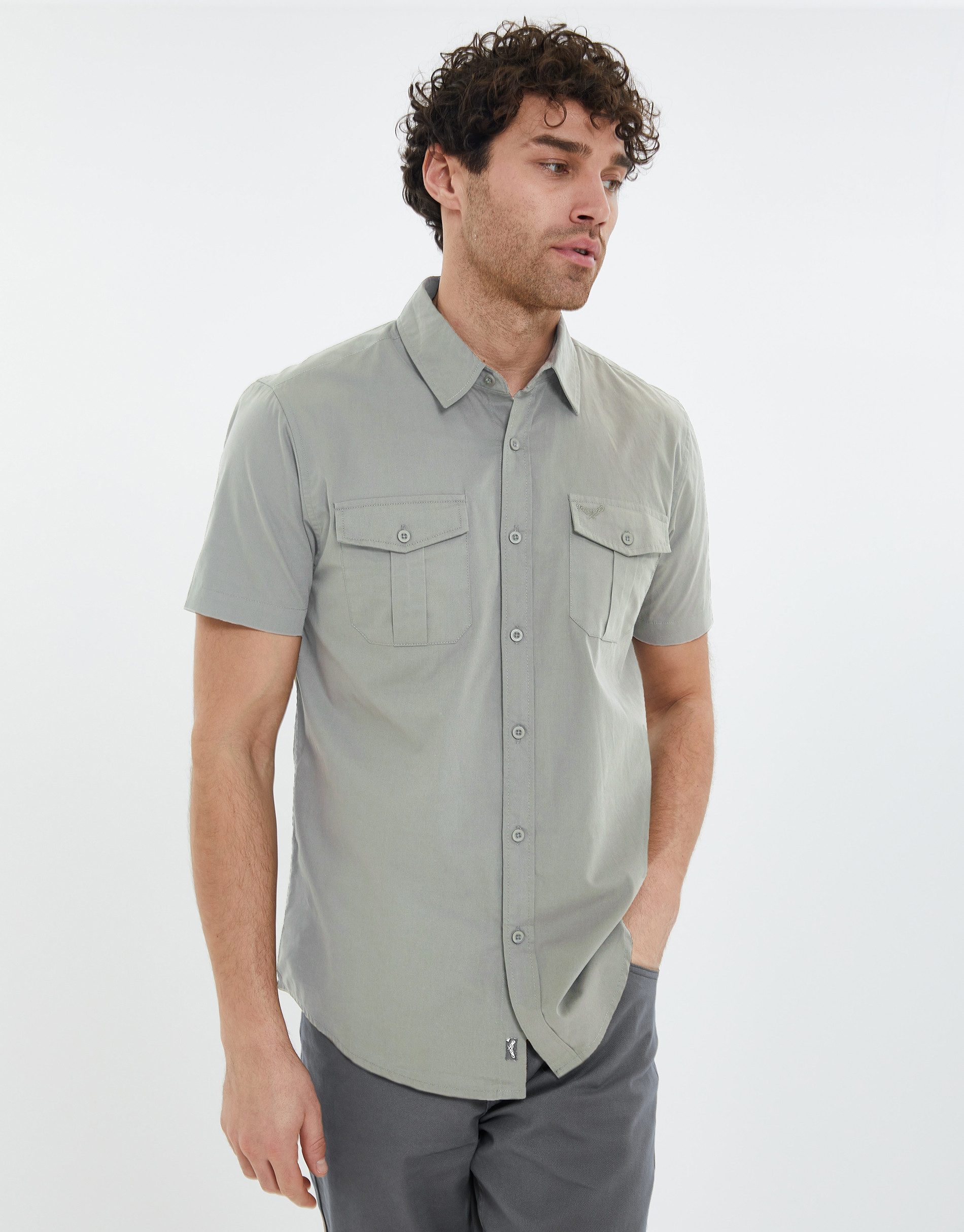 Threadbare Kurzarmhemd THBFurore (1-tlg) mit Brusttaschen günstig online kaufen