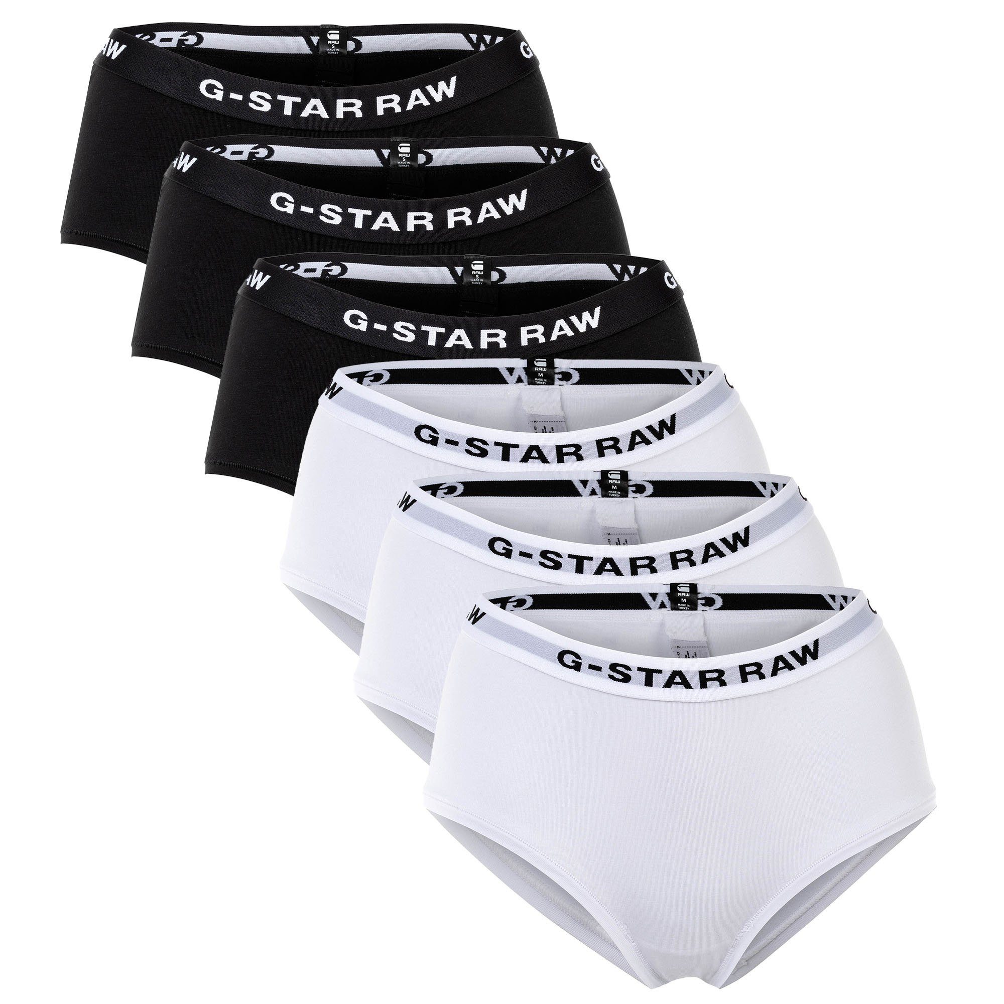 Slip Damen Slip 6er Pack Baumwolle