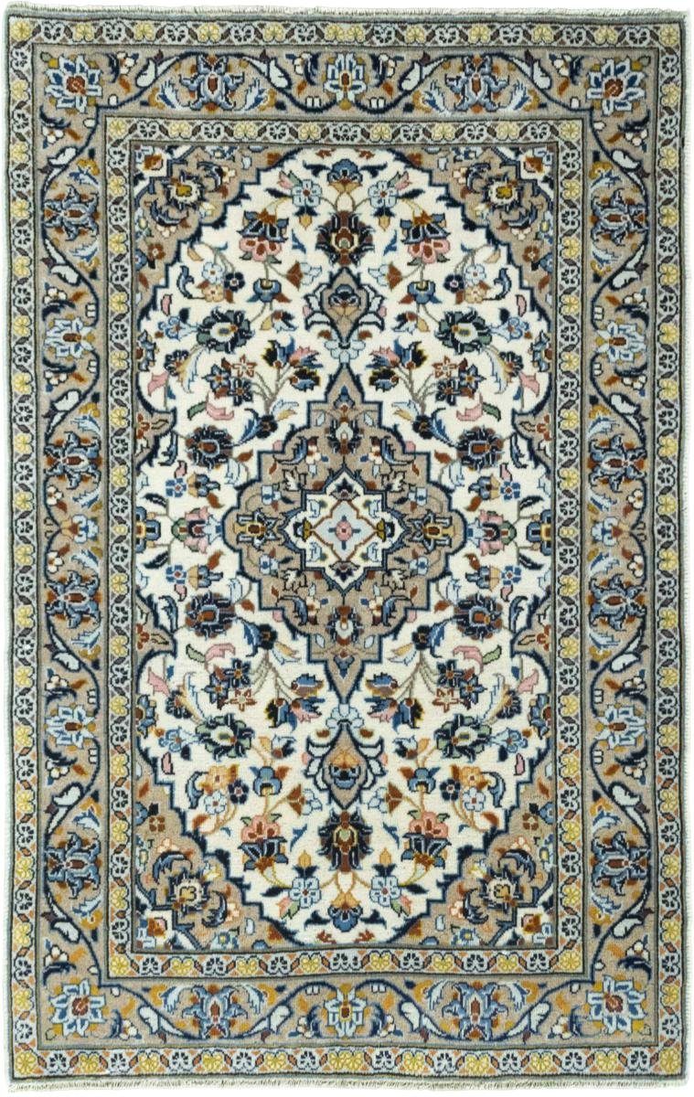 Orientteppich Keshan 96x151 Handgeknüpfter Orientteppich / Perserteppich, Nain Trading, rechteckig, Höhe: 12 mm