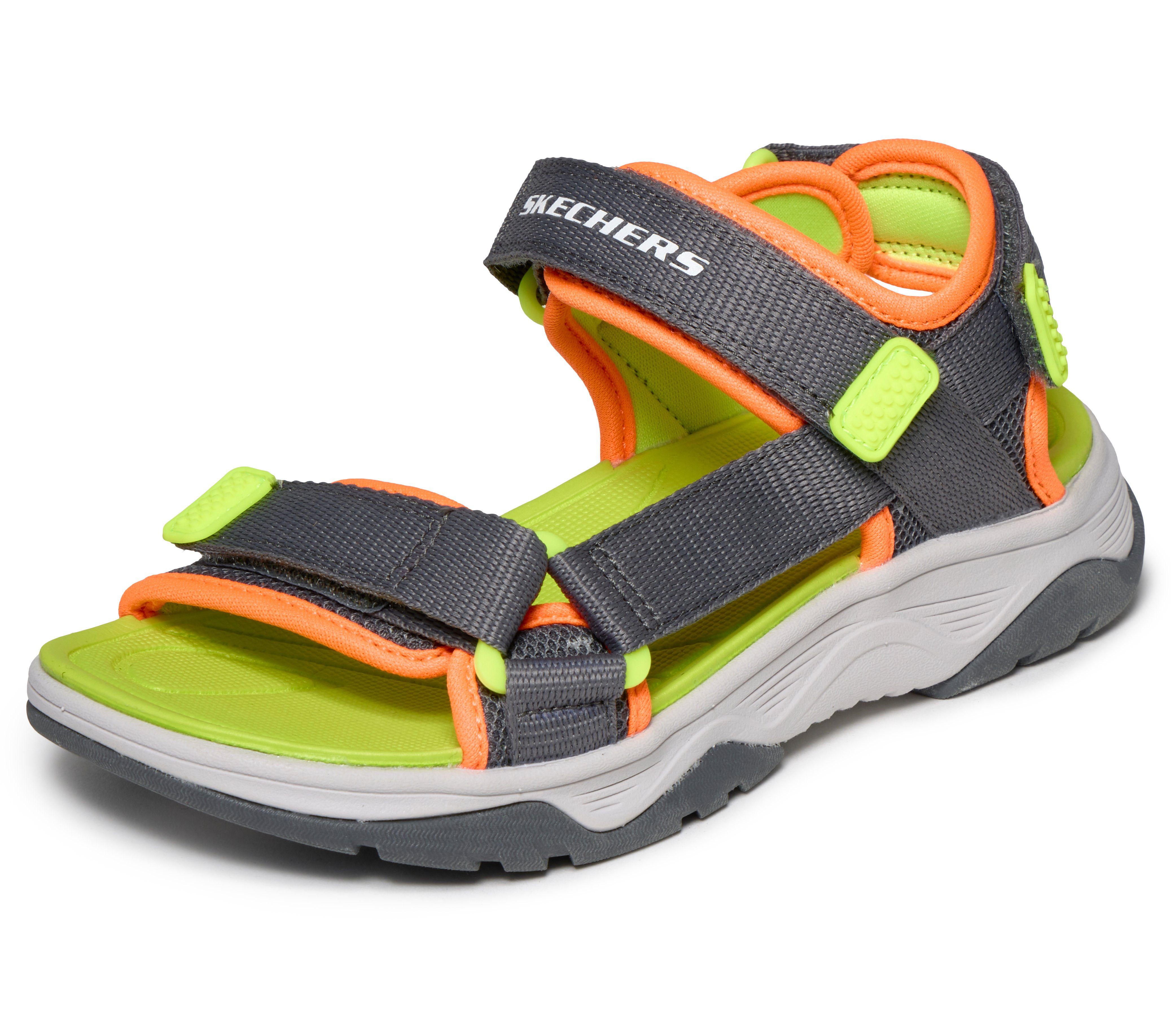 Skechers TREAD SEEKER Sandale Sommerschuh mit Klettverschluss, Größenschablone zum Download