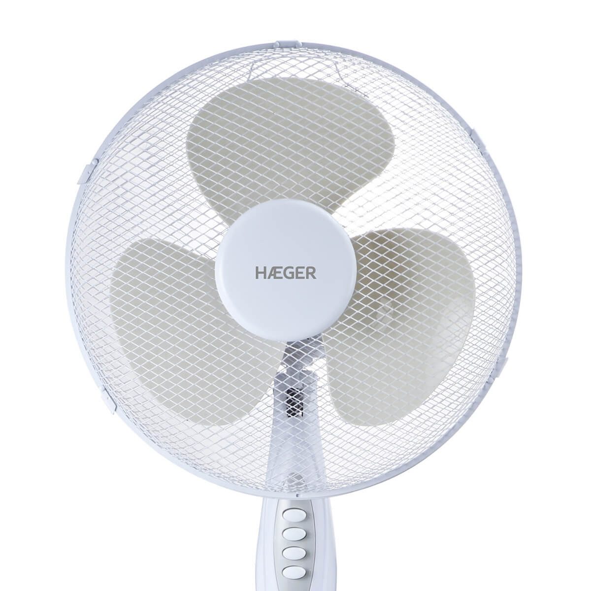 HAEGER Standventilator SF-16W.011A, 3 Geschwindigkeitsstufen, höhenverstellbar, 45 W