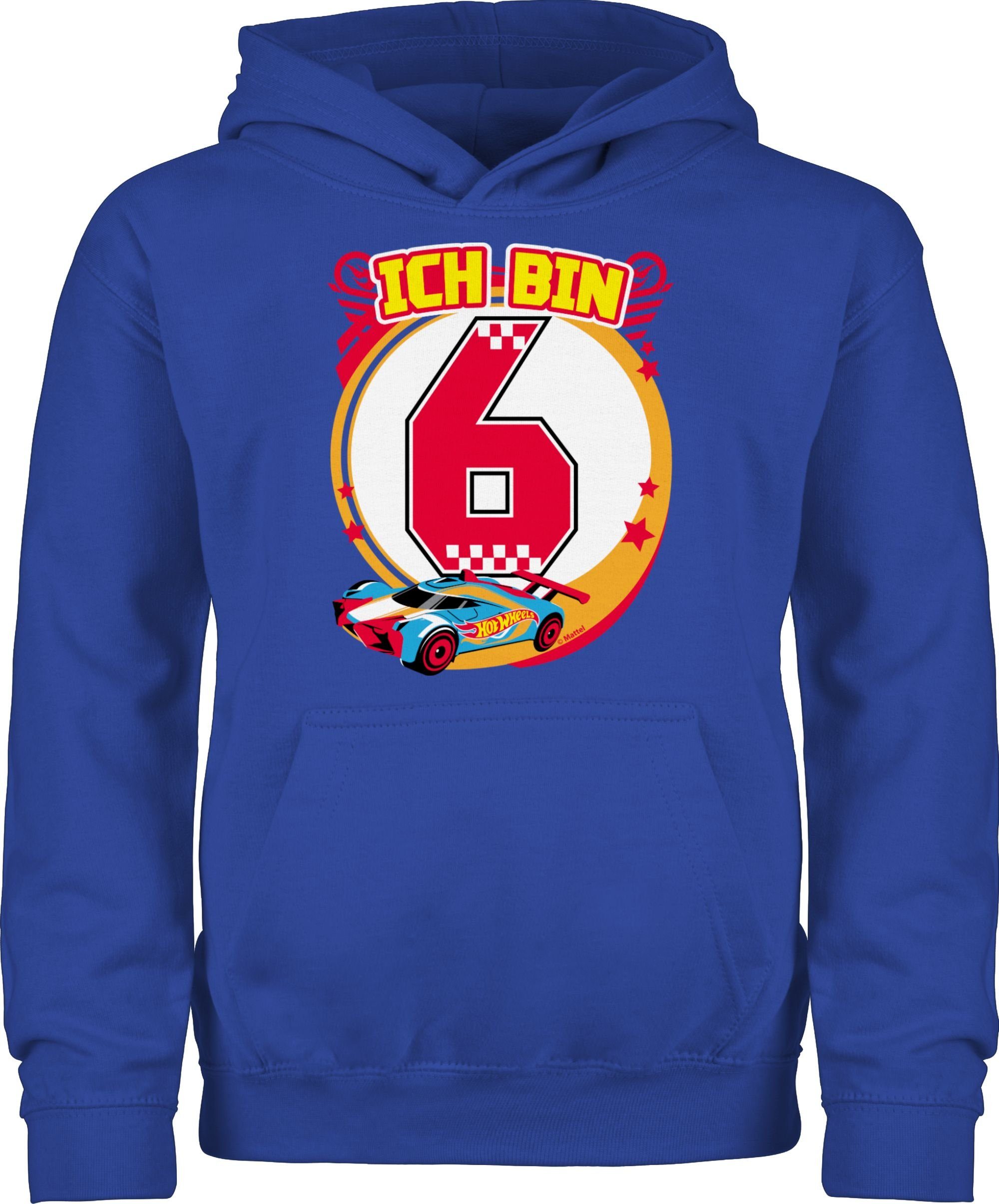 Shirtracer Hoodie Ich bin Mädchen Rennauto Hot 1 Royalblau 6 - Wheels