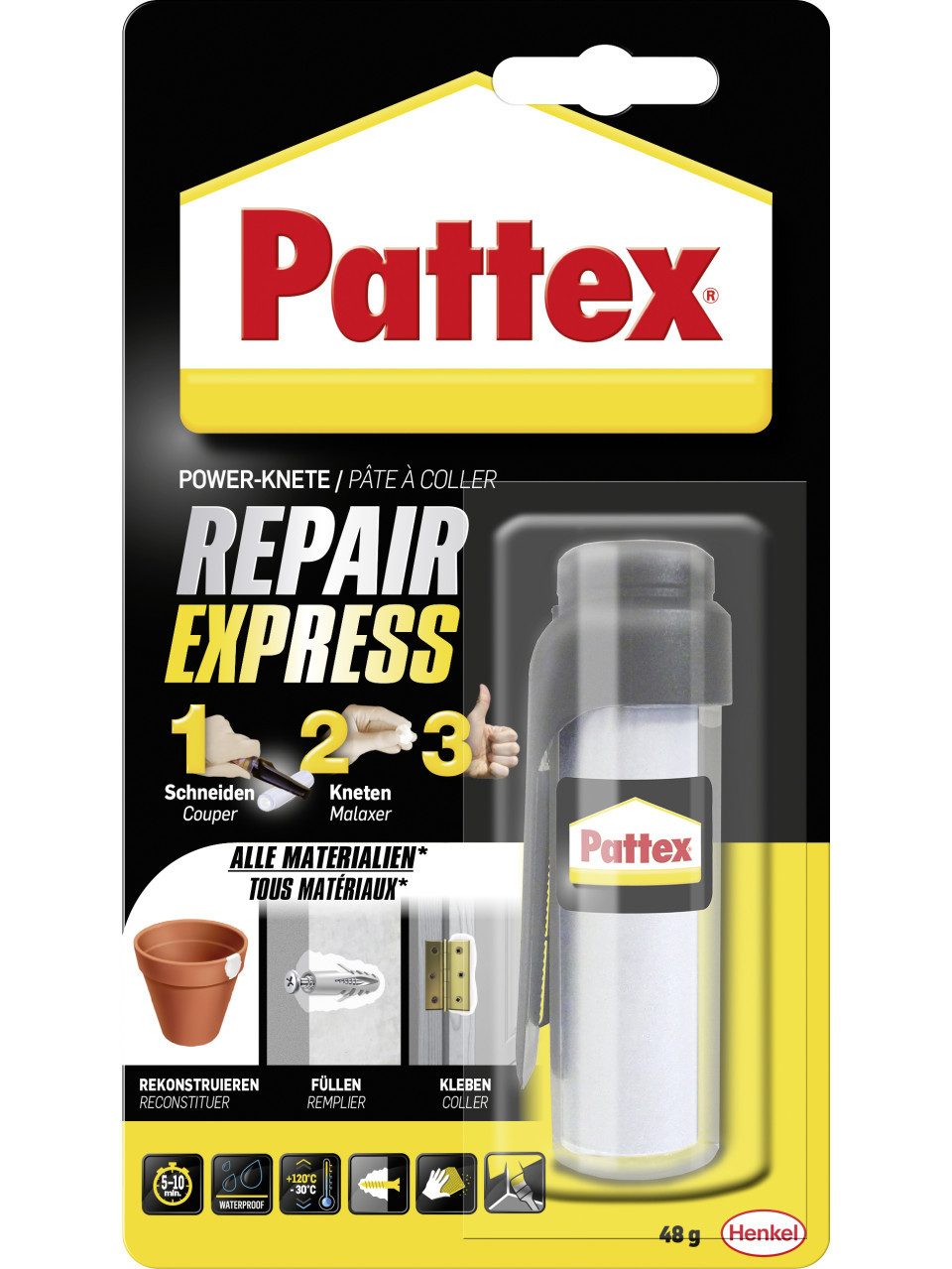 Pattex Bastelkleber Pattex Epoxidharzkleber Powerknete Repair Express