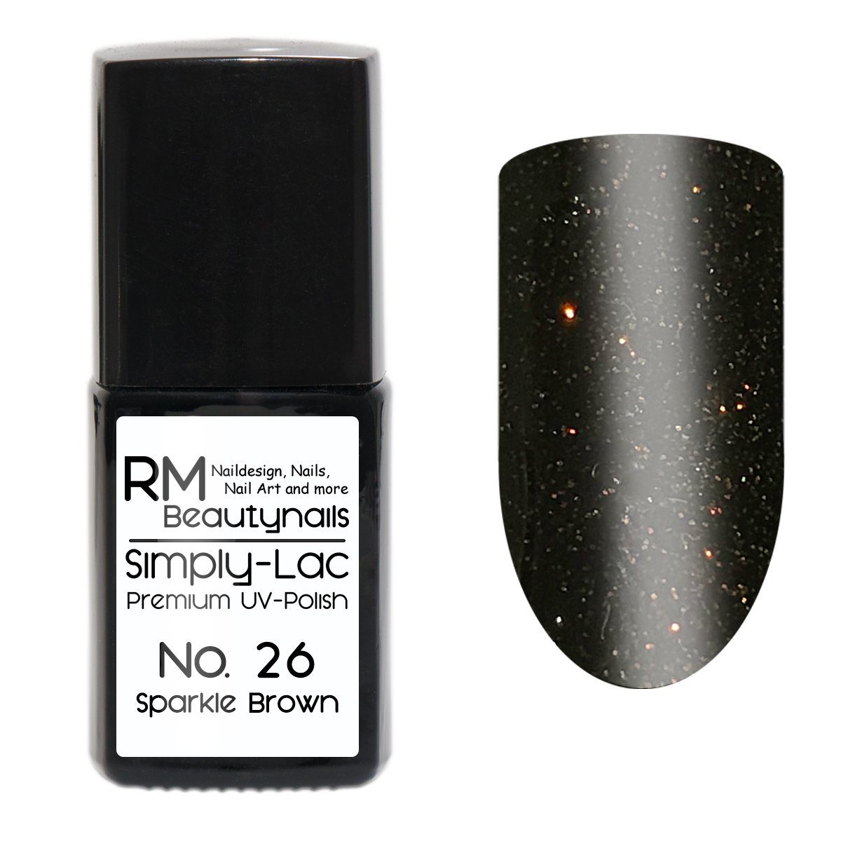 RM Beautynails UV-Nagellack Simply Lac Premium UV-Nagellack UV-Polish 10ml Gellack Shellac, Haltbarkeit bis zu drei Wochen / Hybrid-Lack