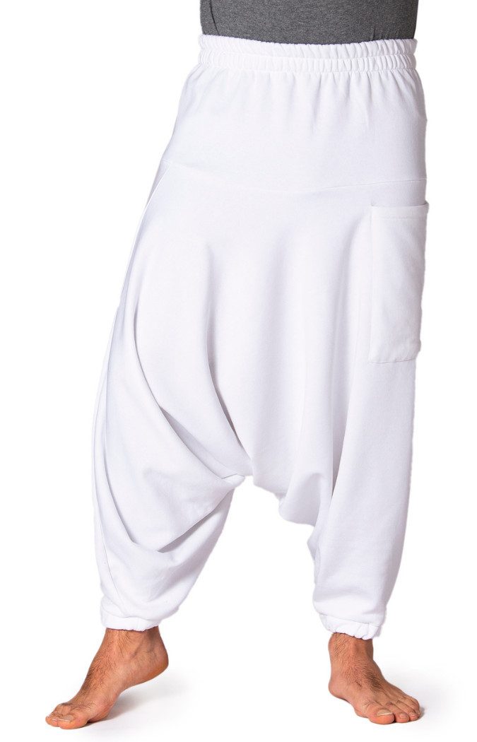 PANASIAM Pumphose Aladinhose als bequeme Chillhose aus Jogginghosen-Stoff für Herbst und Winter warm gefütterte Baumwollhose fürs Sofa oder Homeoffice