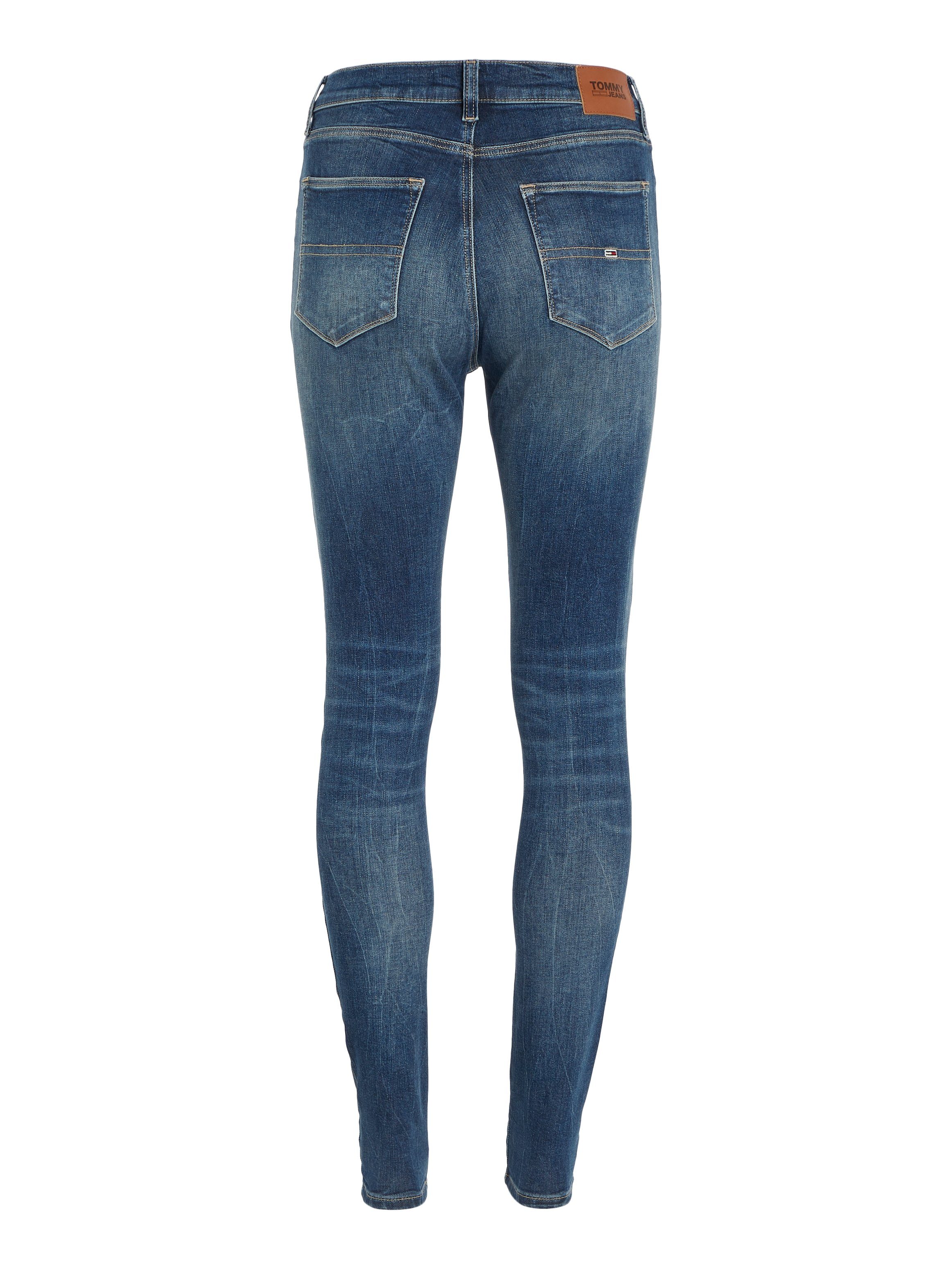 und SSKN Tommy Labelflags HR CG4 Skinny-fit-Jeans mit Jeans Logobadge Jeans SYLVIA dark_denim1