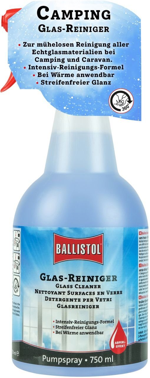 Ballistol Wohnwagenschutzhülle Ballistol Camping Glas-Reiniger 750ml