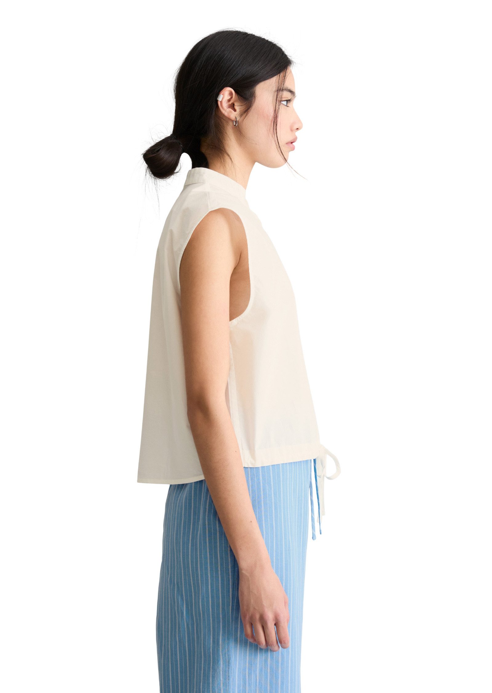 Marc O'Polo DENIM Blusentop aus Papertouch-Popeline