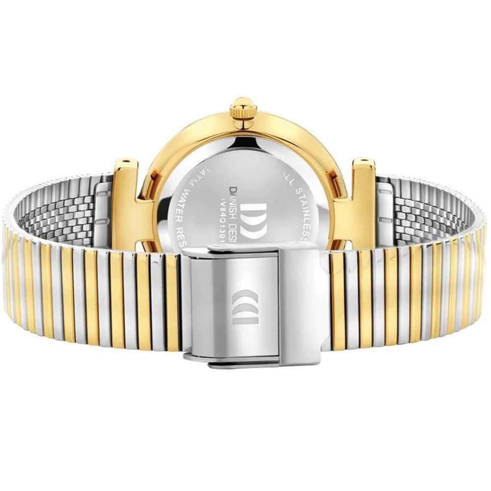 Danish Design Quarzuhr DANISH DESIGN Damen Armbanduhr AVA IV84Q1301 bicolor D.28 mm Stahlband