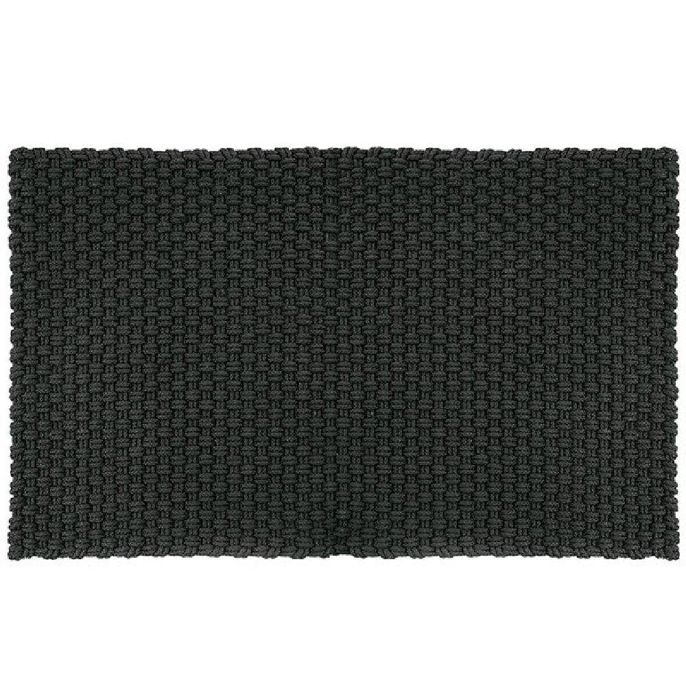 Fußmatte Fußmatte Uni Schwarz (92x72cm), PAD