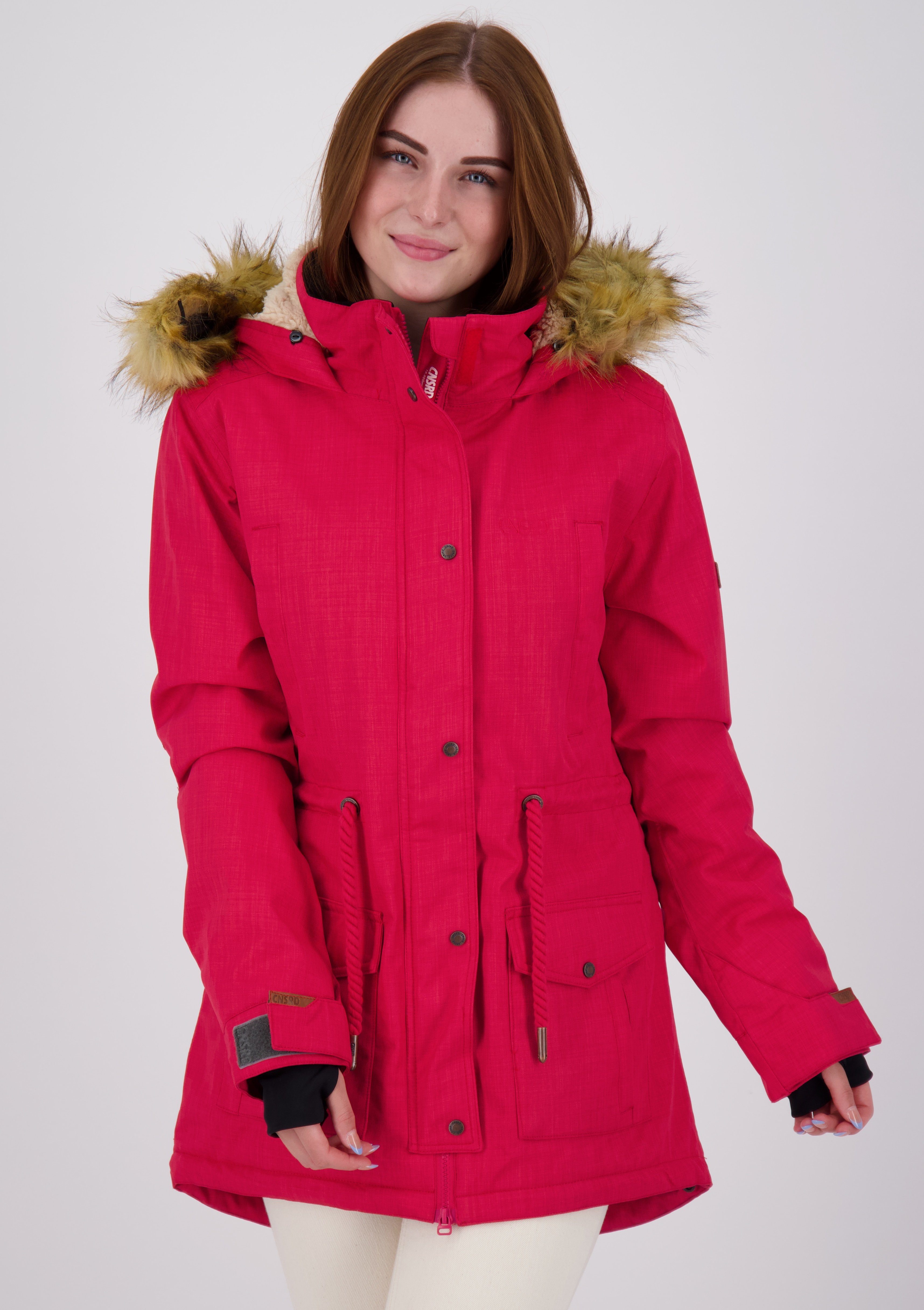 CNSRD Funktionsparka FLORA II COAT CS mit hochschließendem Kragen und Kapuze