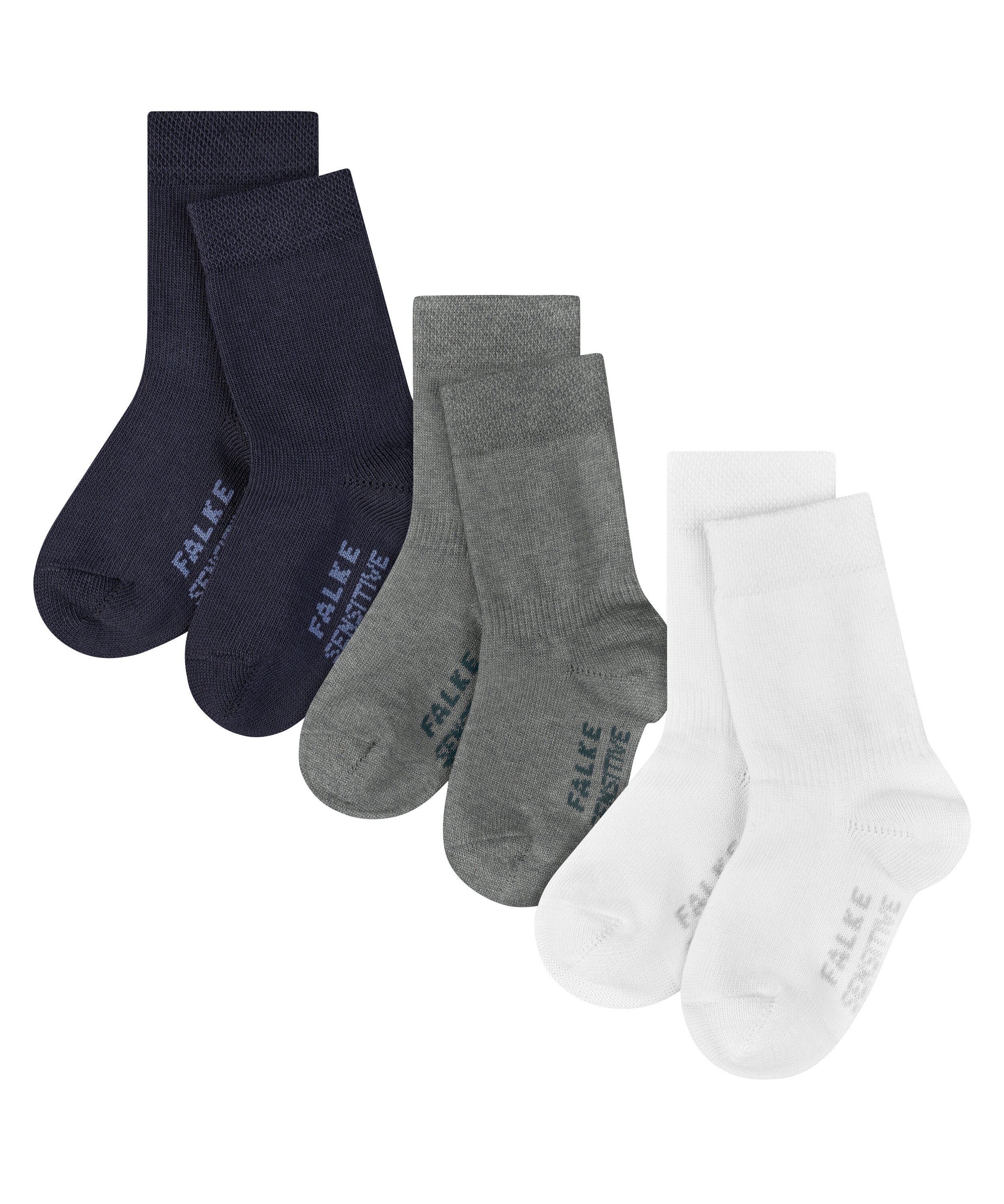 Socken Sensitive 3-Pack Socken mit weicher Baumwolle