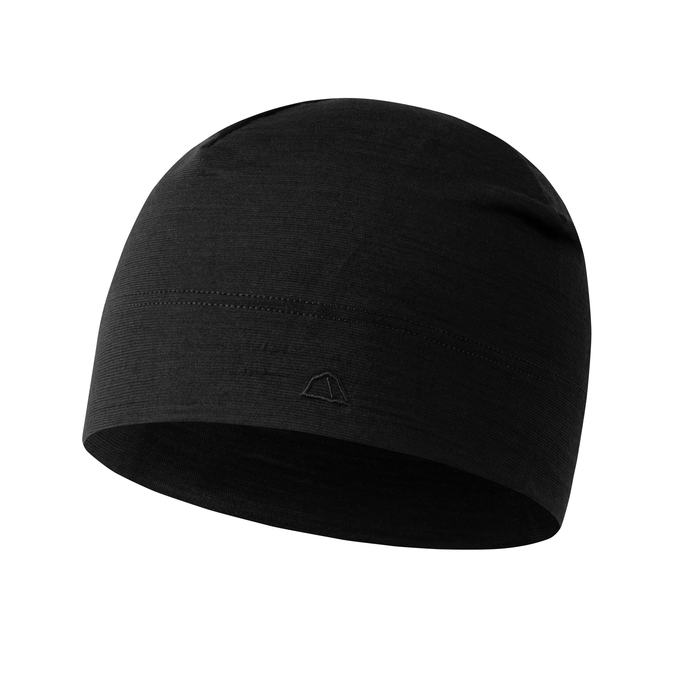 Tom Fyfe Beanie TOM FYFE Leichte Merino Beanie Unisex Schwarz / S/M