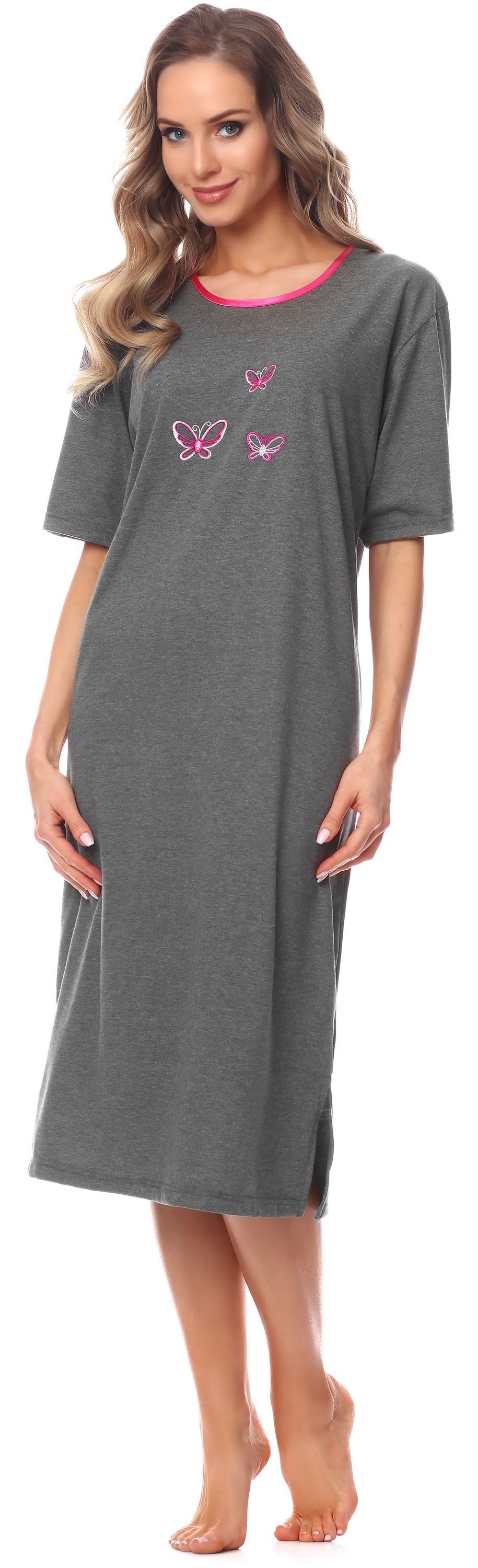Merry Style Nachthemd Damen Kurzarm Nachthemd 91LW1 (1-tlg)